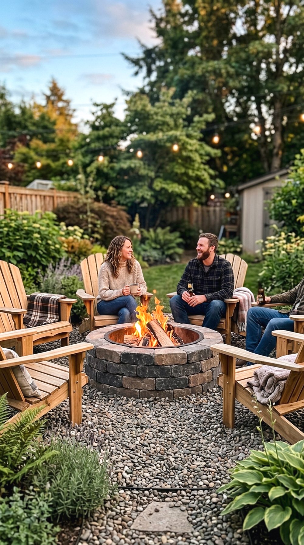 Garden Fire Pit Area