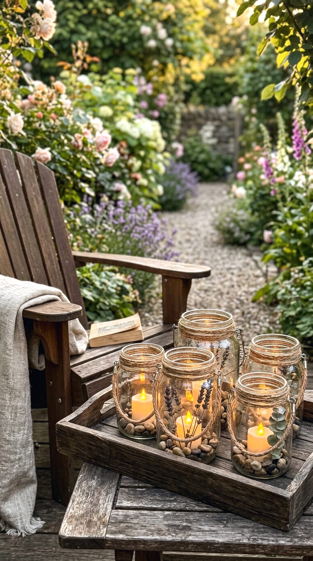 Garden Lantern Corner