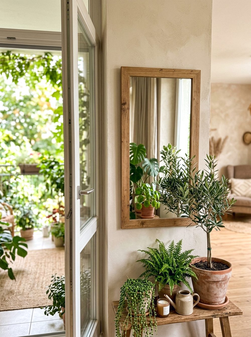Garden Mirror Corner