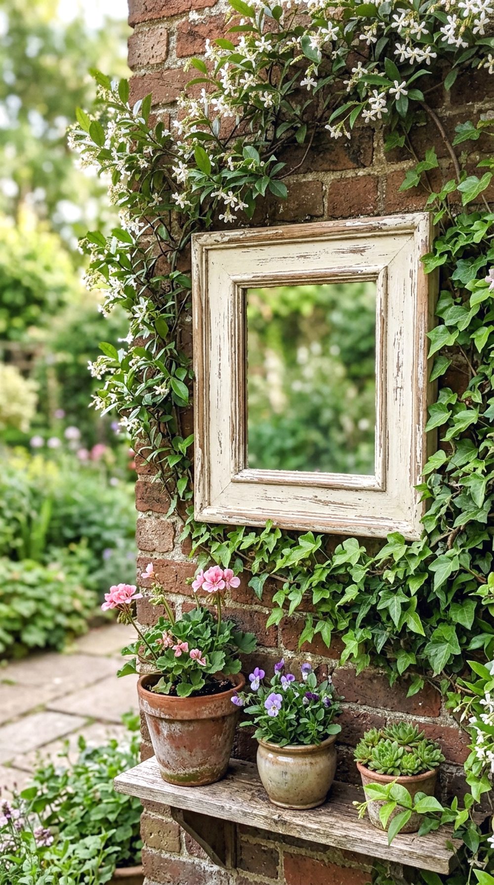 Garden Mirror Wall Accent