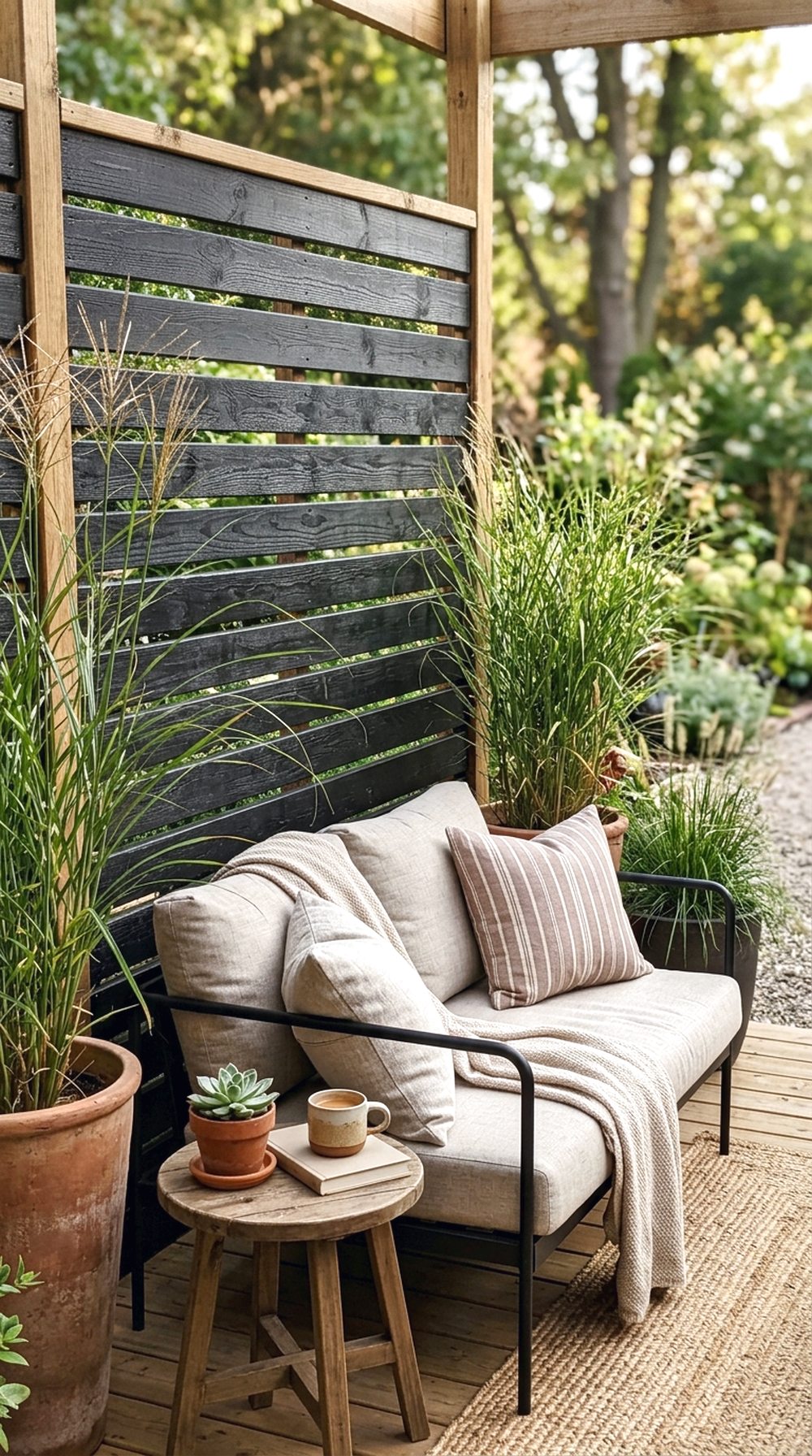 Garden Privacy Screen Lounge