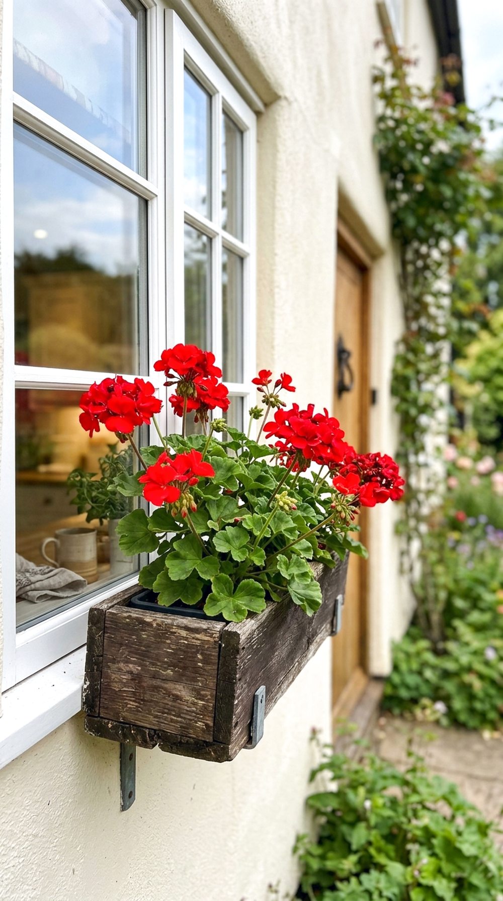 Geranium Window Box