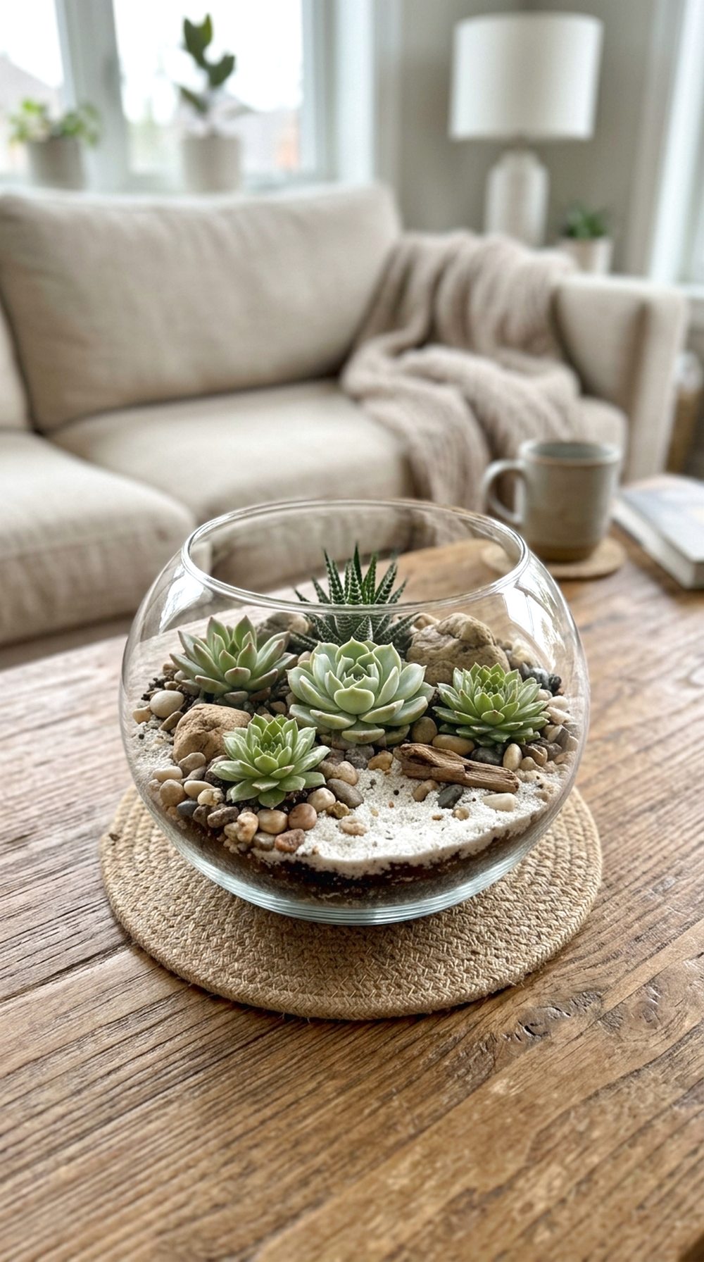Glass Bowl Succulent Garden