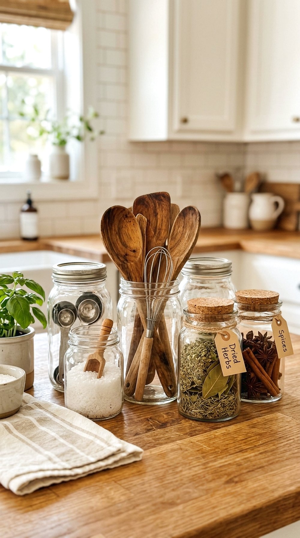 Glass Jar Kitchen Decor