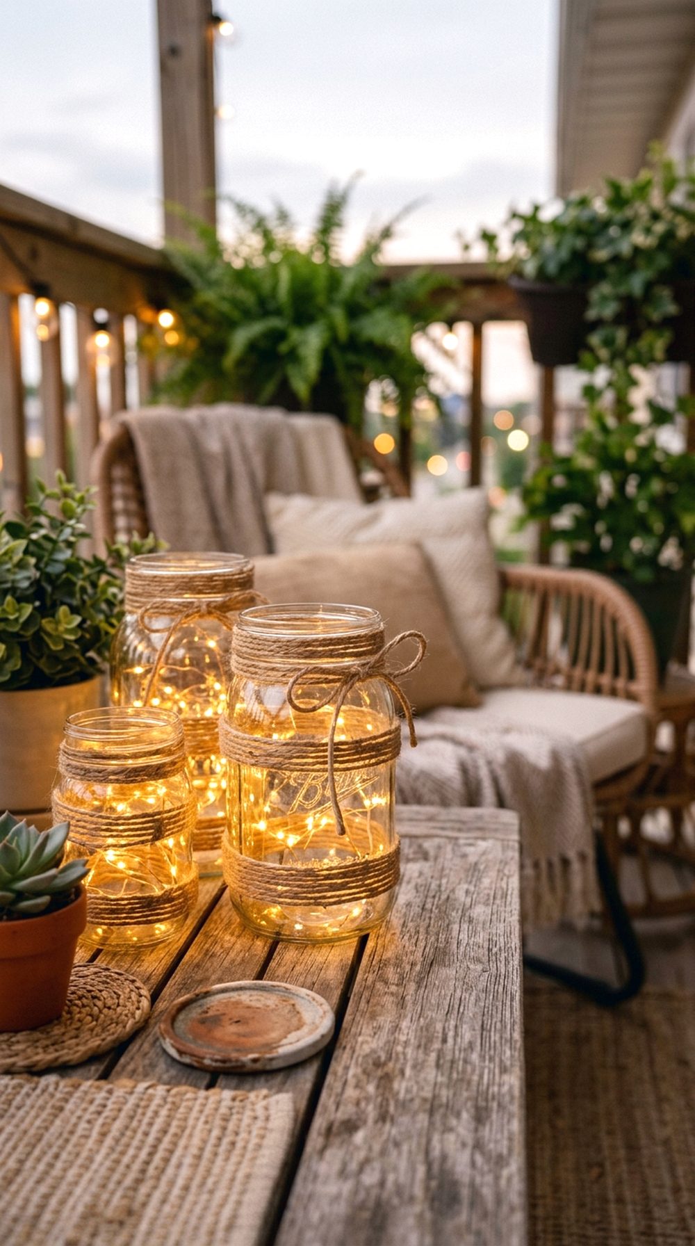 Glass Jar Lanterns