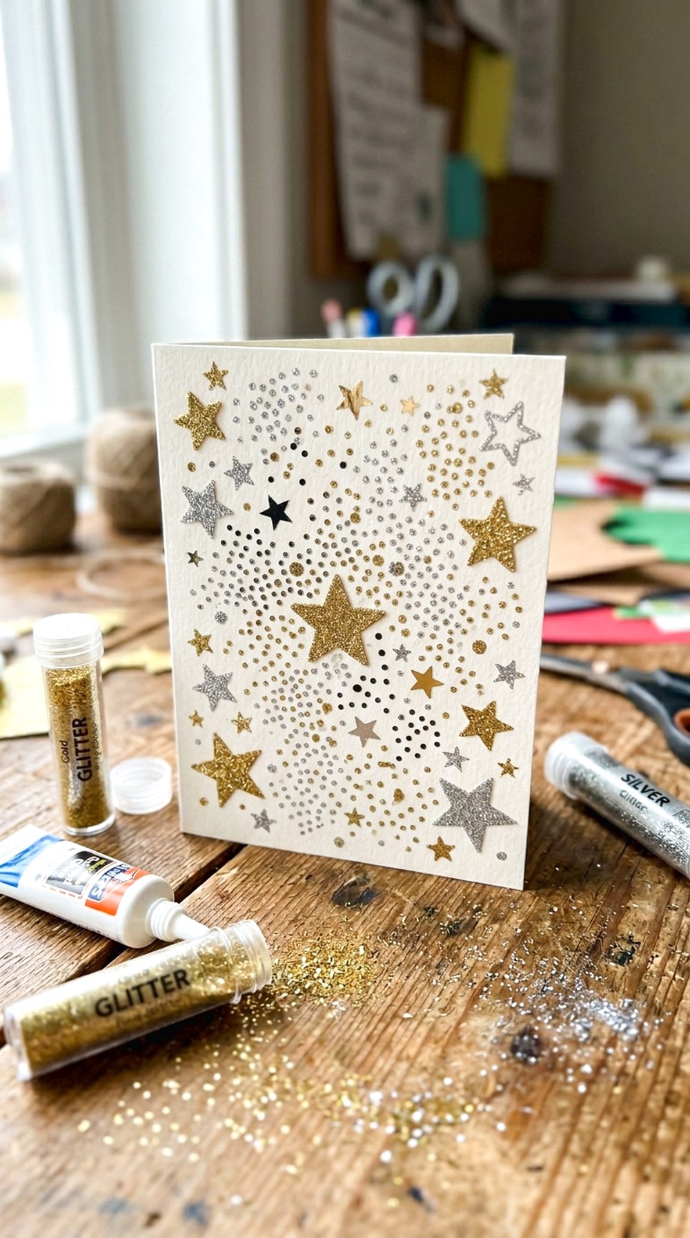 Glitter Accent Card