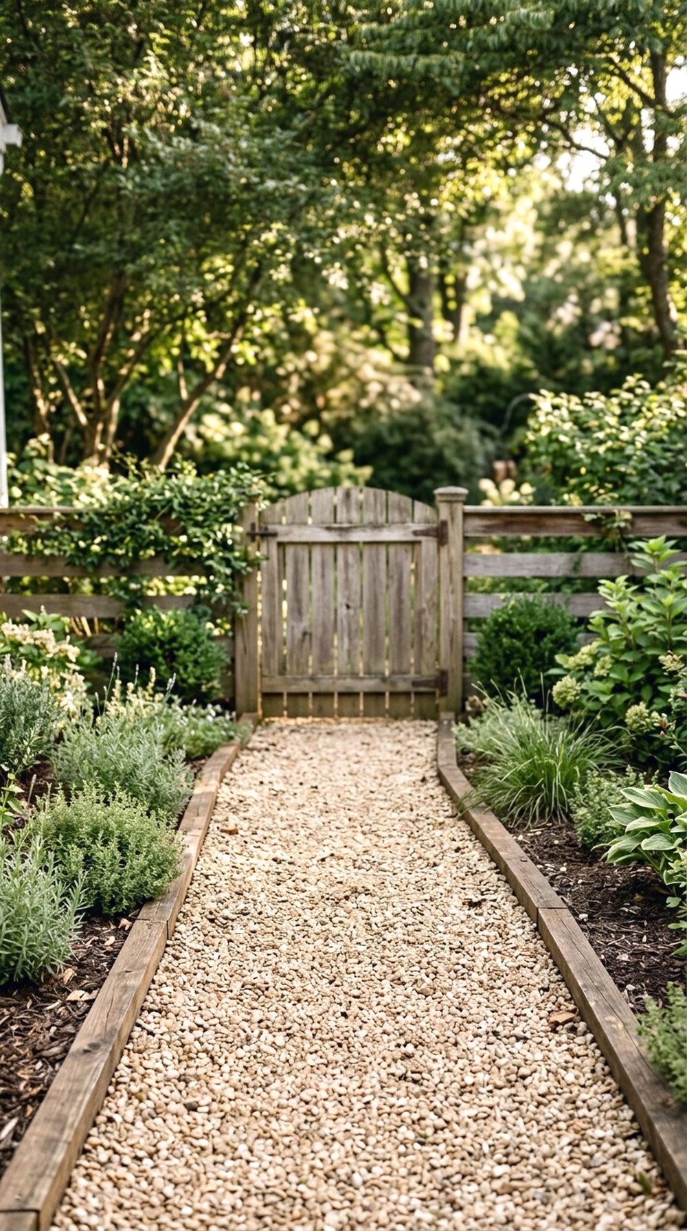 Gravel Garden Walkway