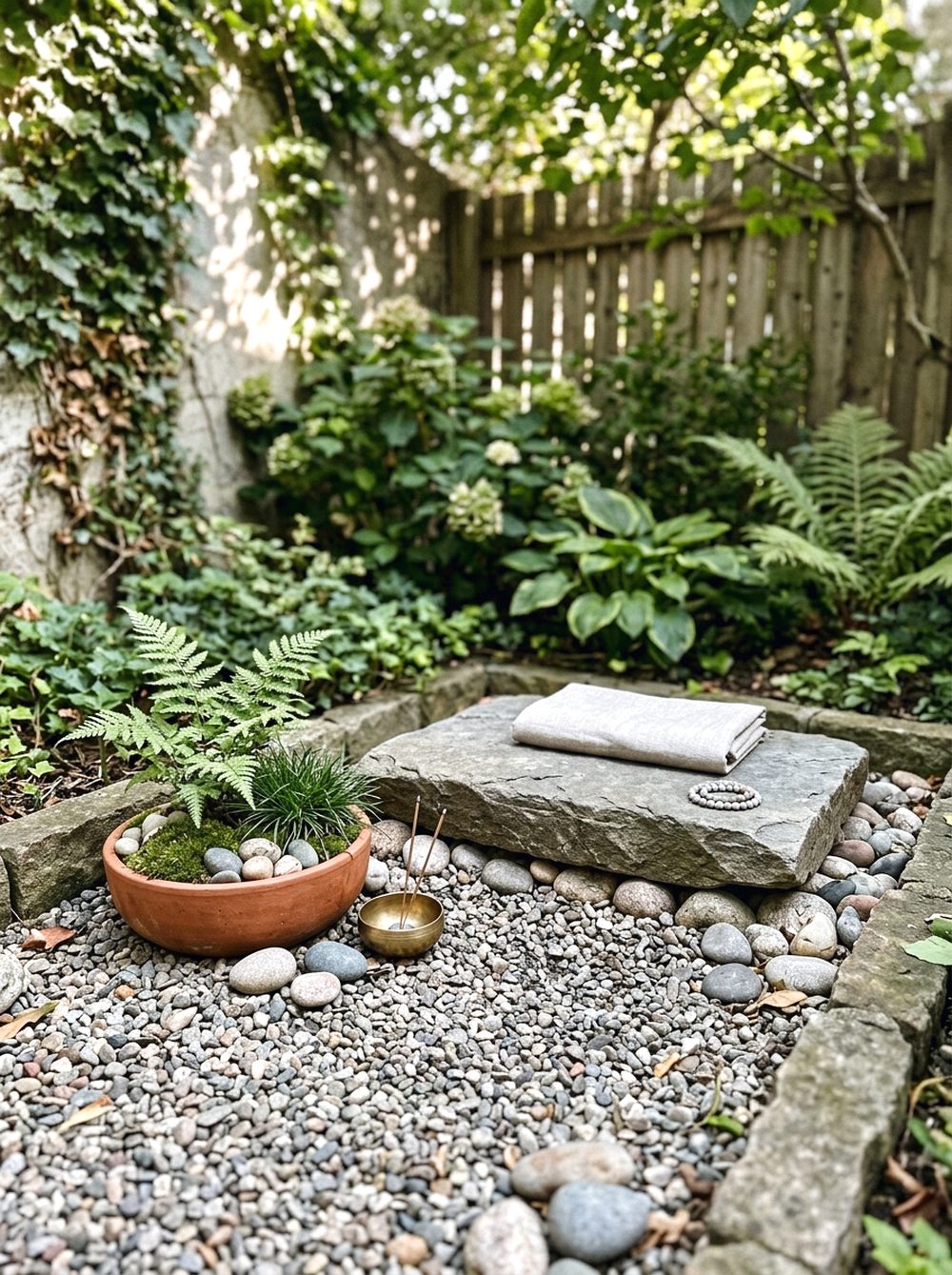 Gravel Meditation Corner