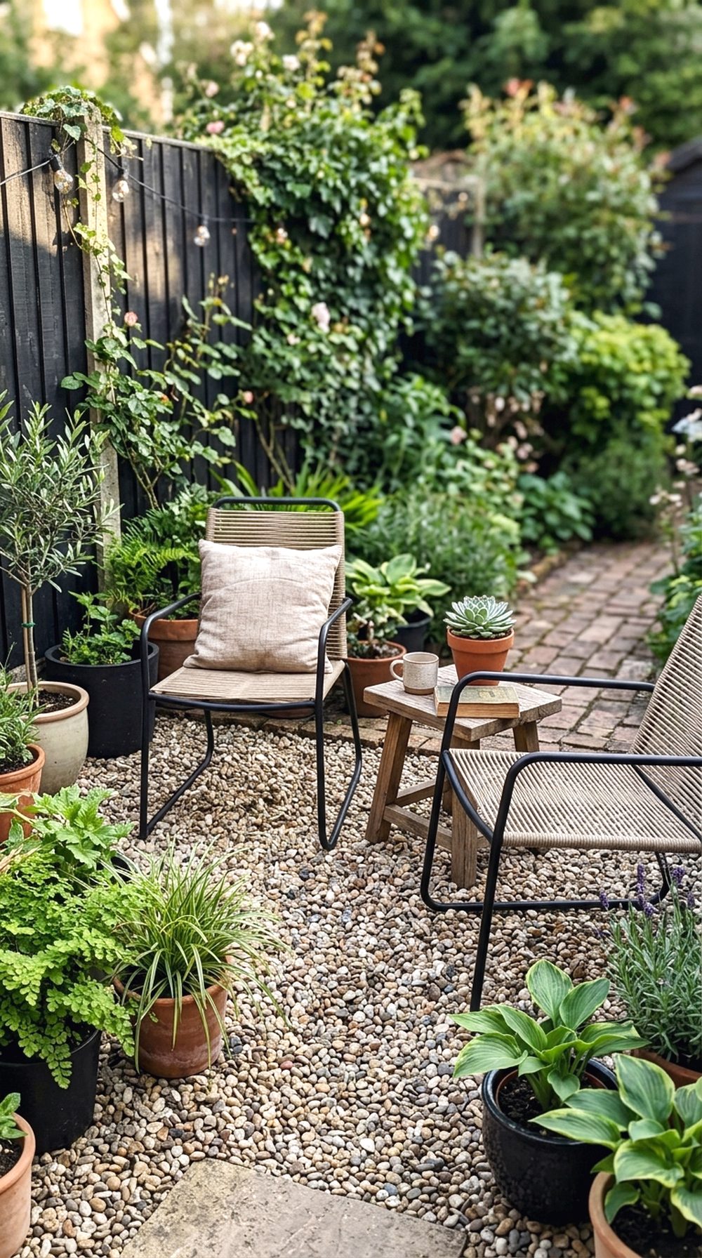Gravel Seating Garden