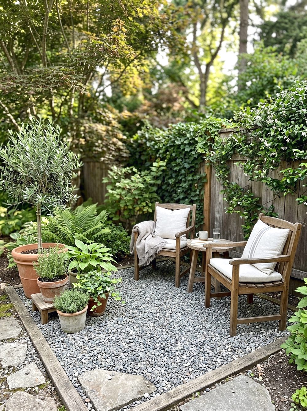 Gravel Seating Nook