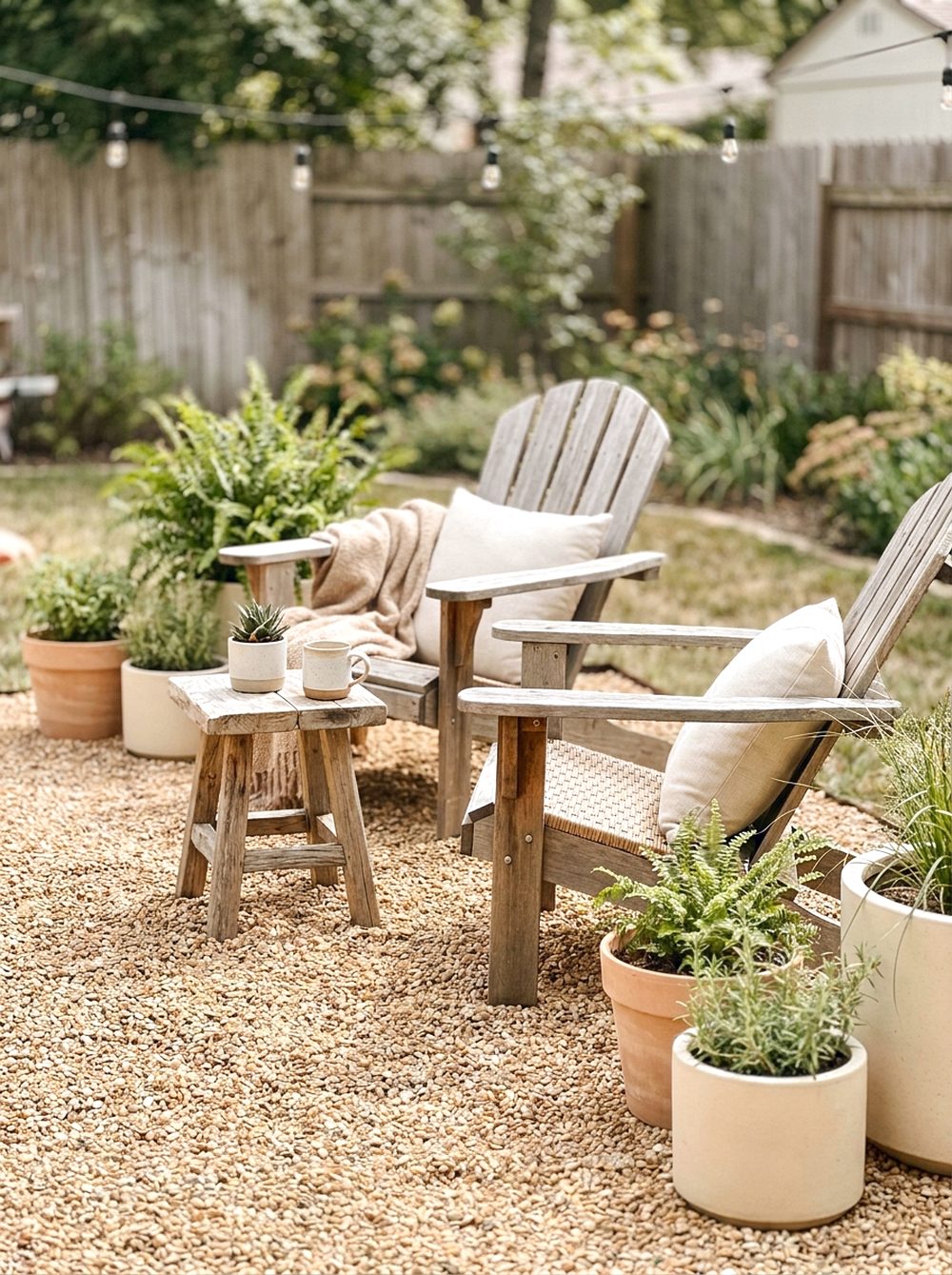 Gravel Sitting Area