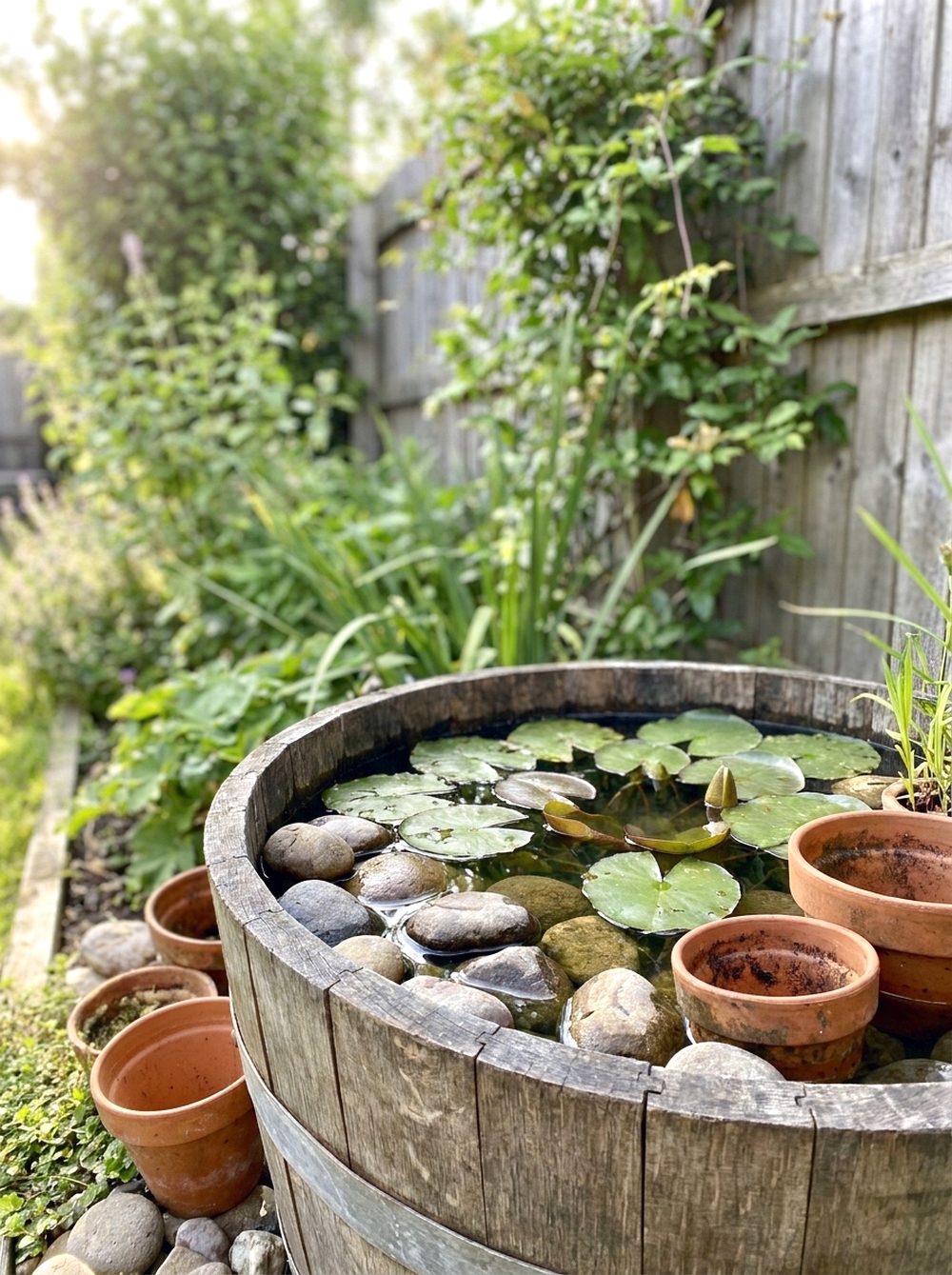 Half-Barrel Micro Pond