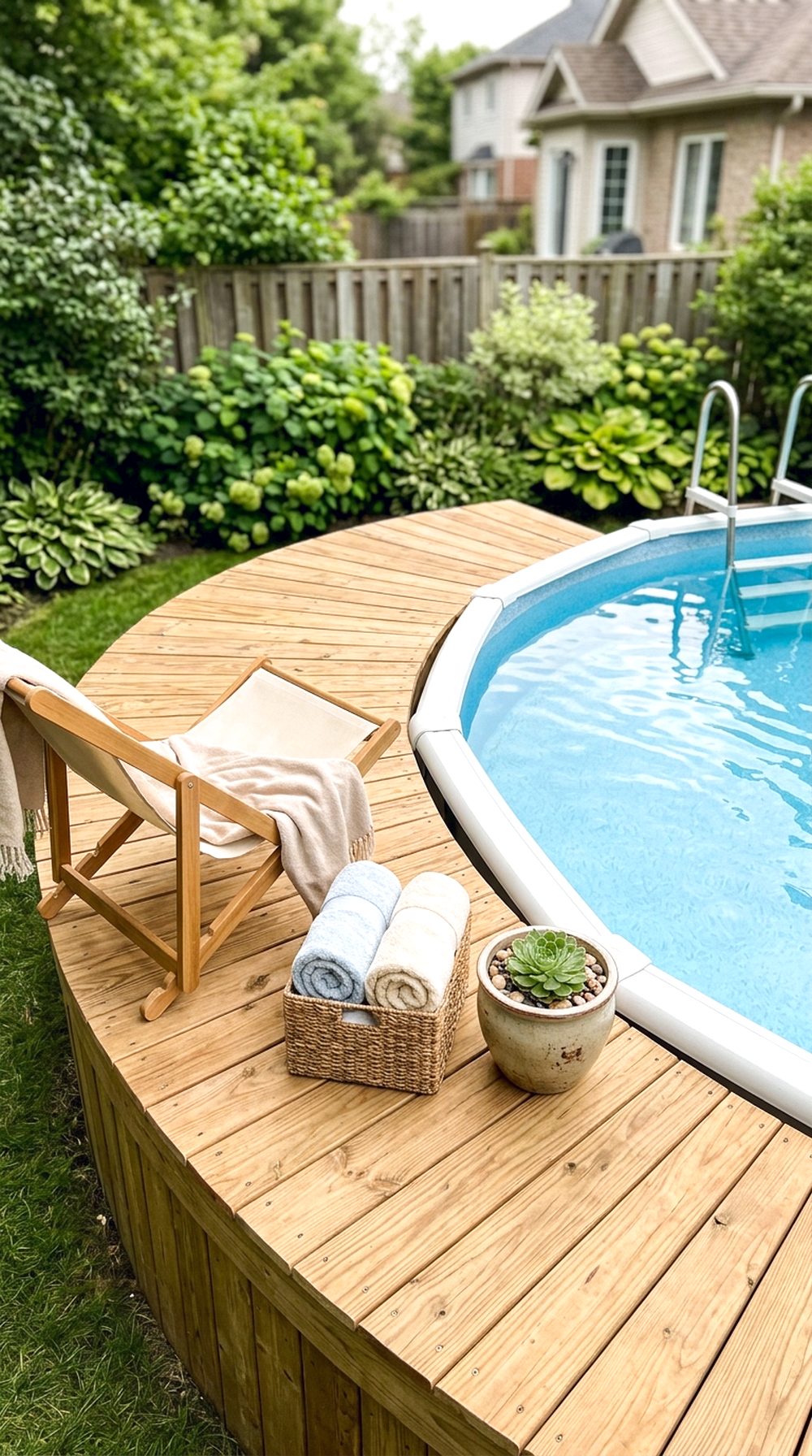Half-Moon Pool Deck