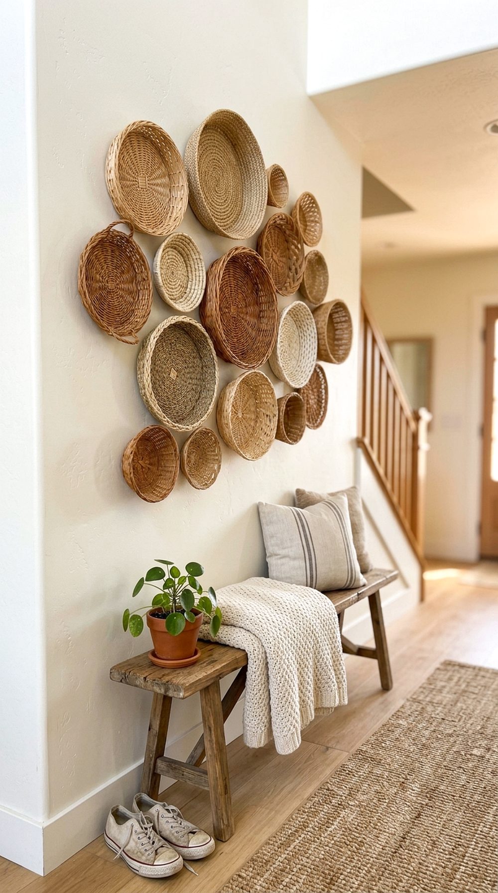 Hallway Basket Wall