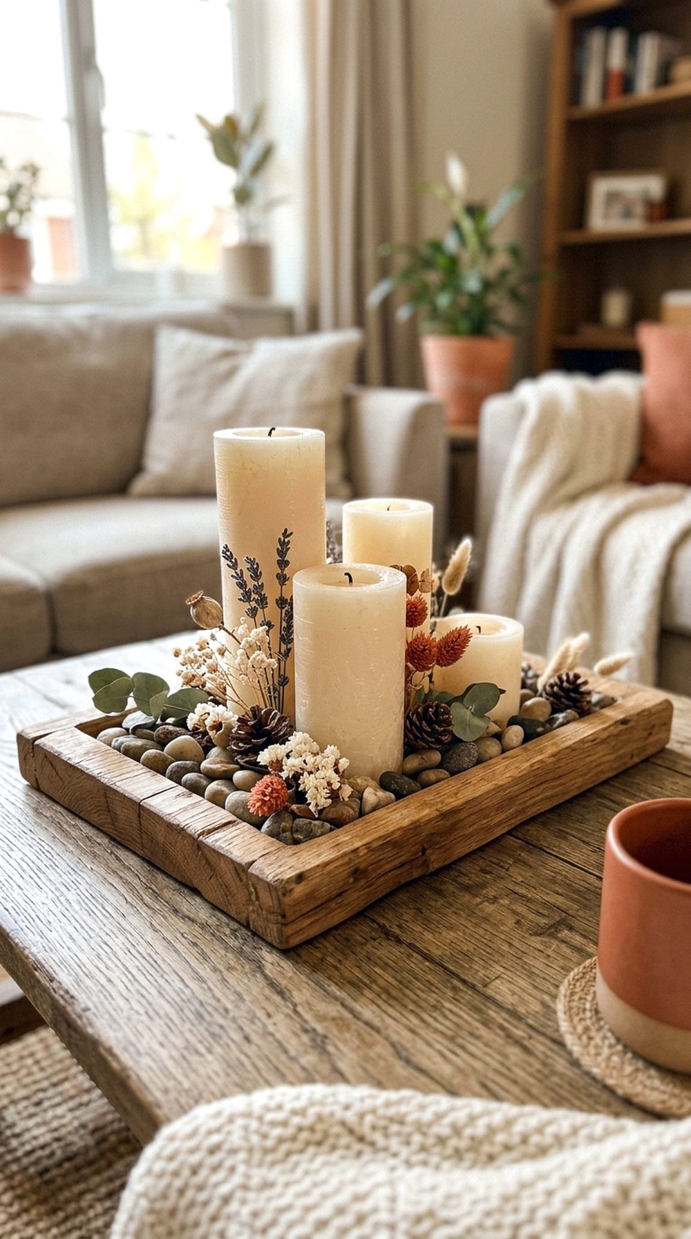 Handmade Candle Tray