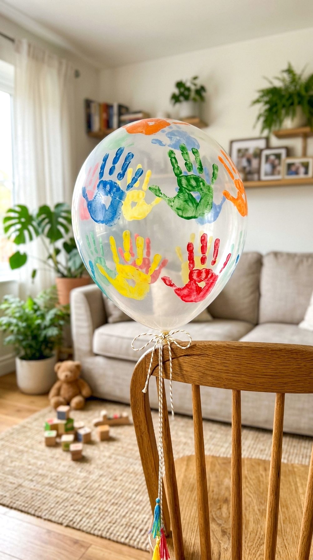 Handprint Balloon Decor