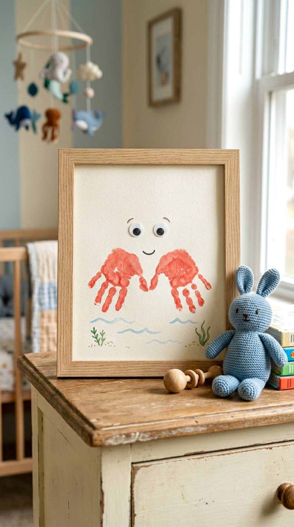 Handprint Crab Art