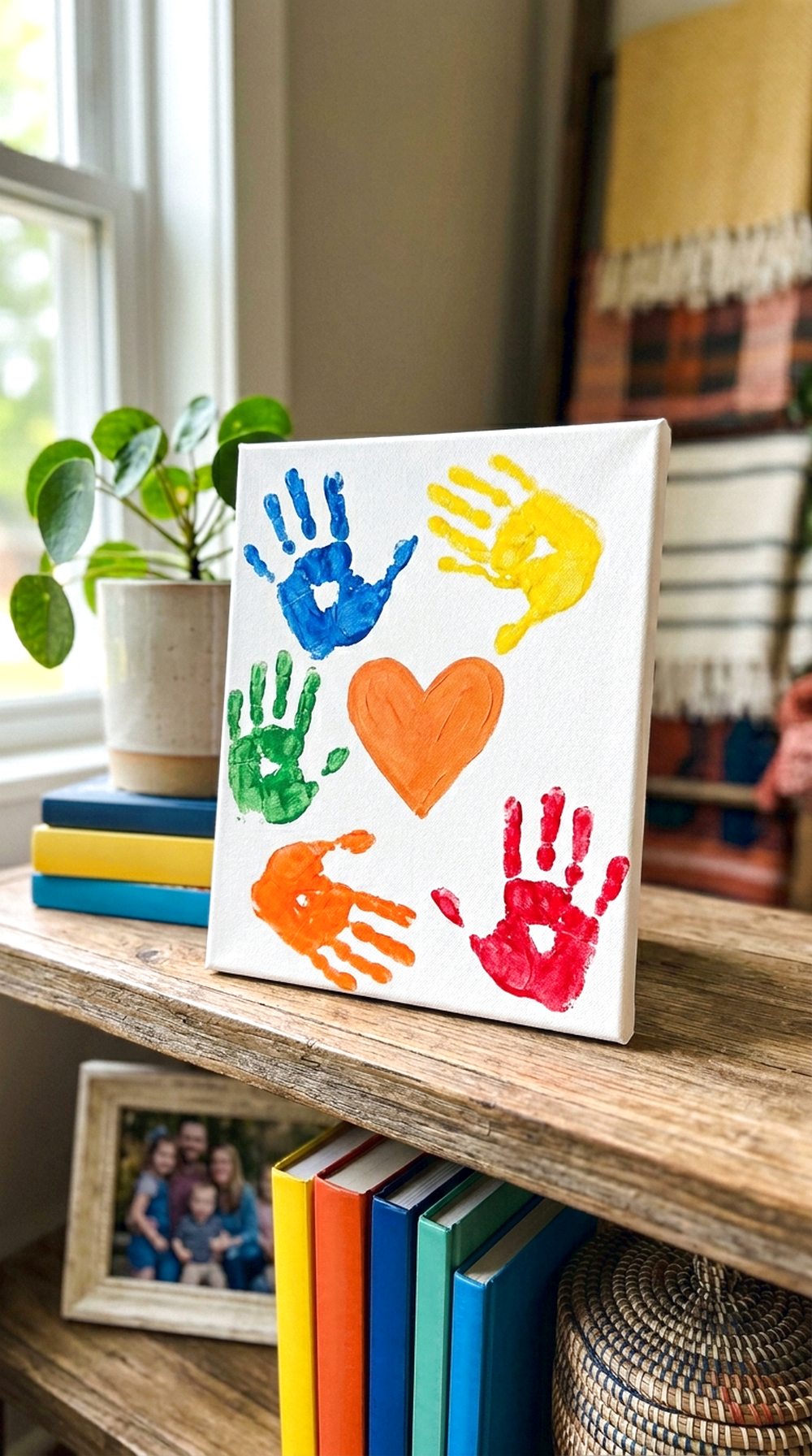 Handprint Dad Canvas