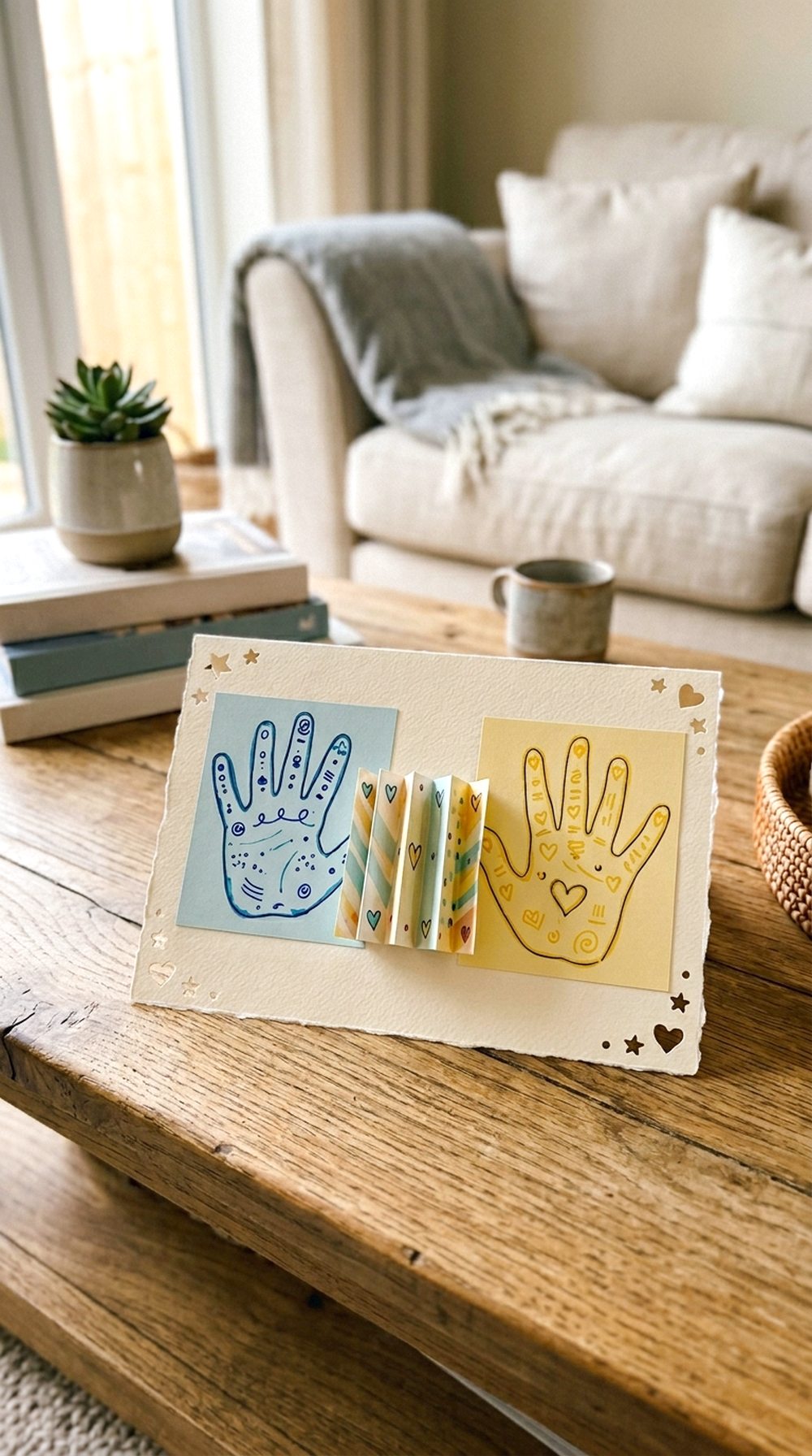 Handprint Hug Card