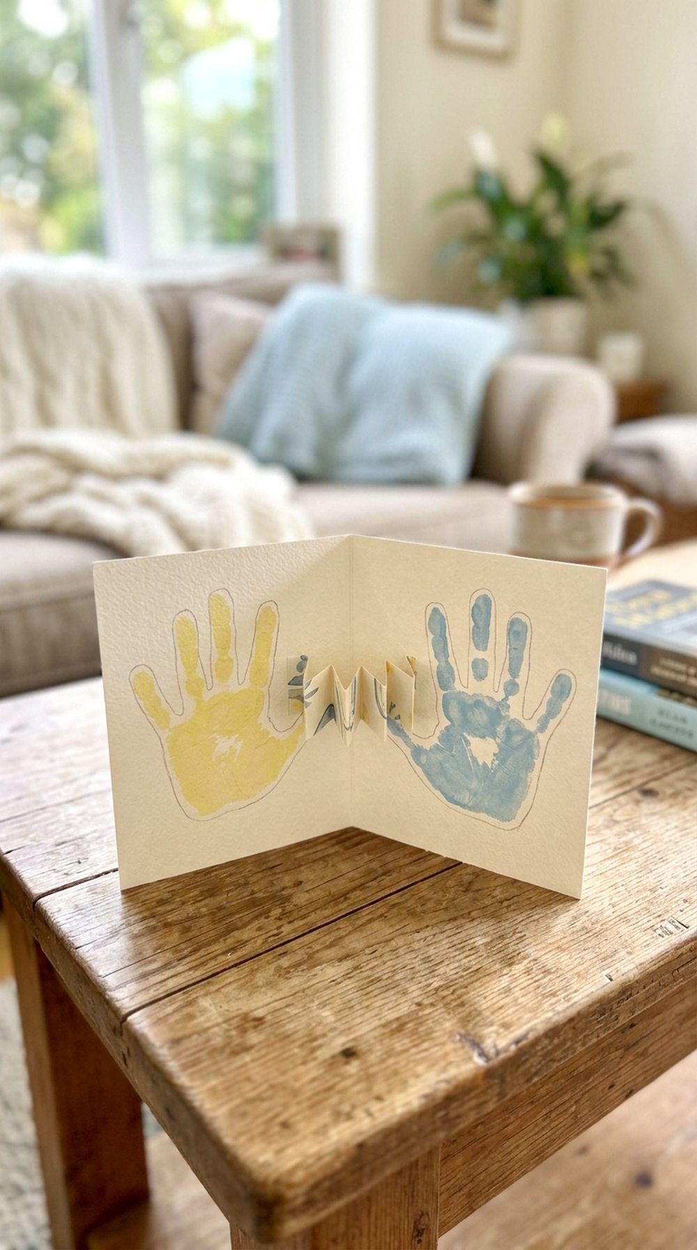 Handprint Hug Card