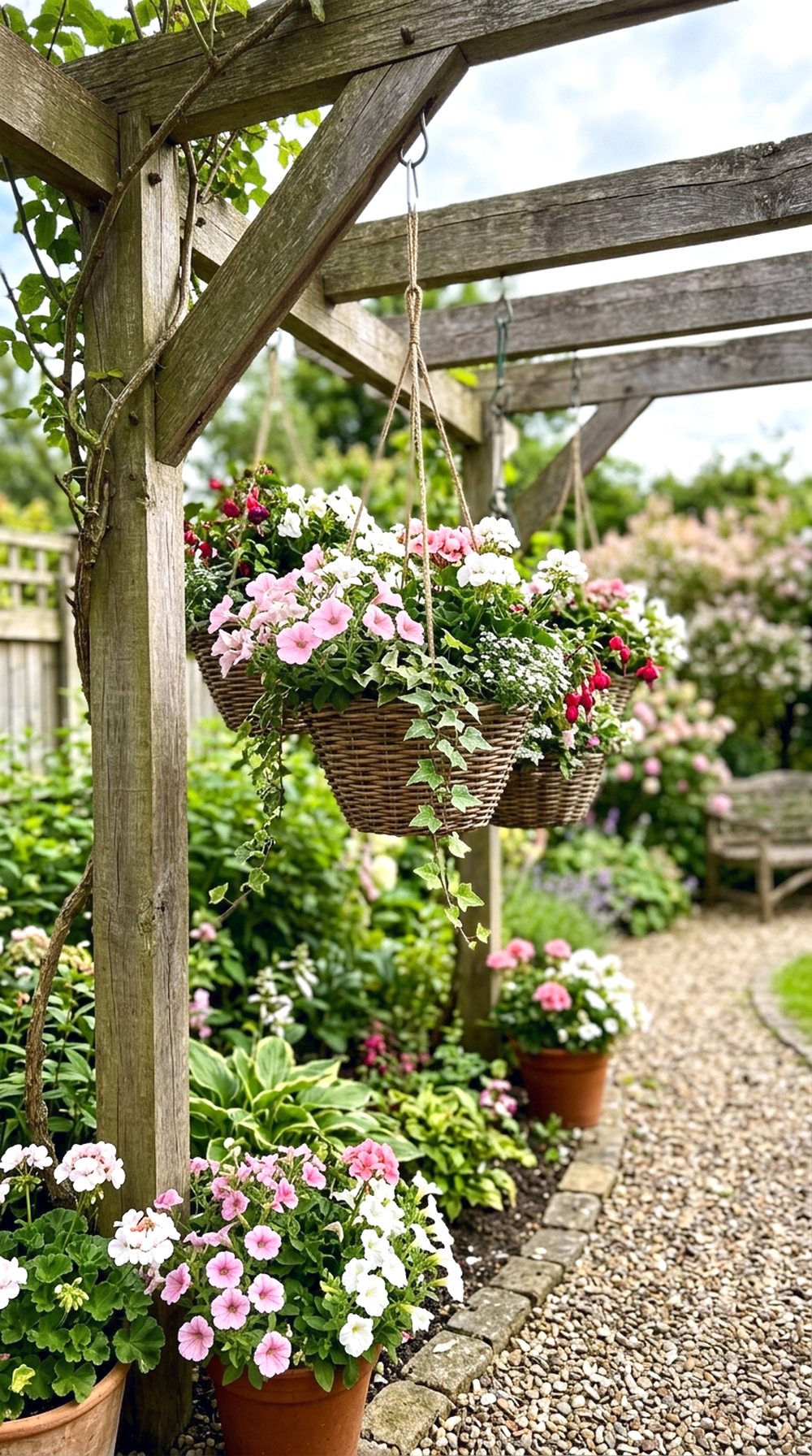 Hanging Basket Flower Corner