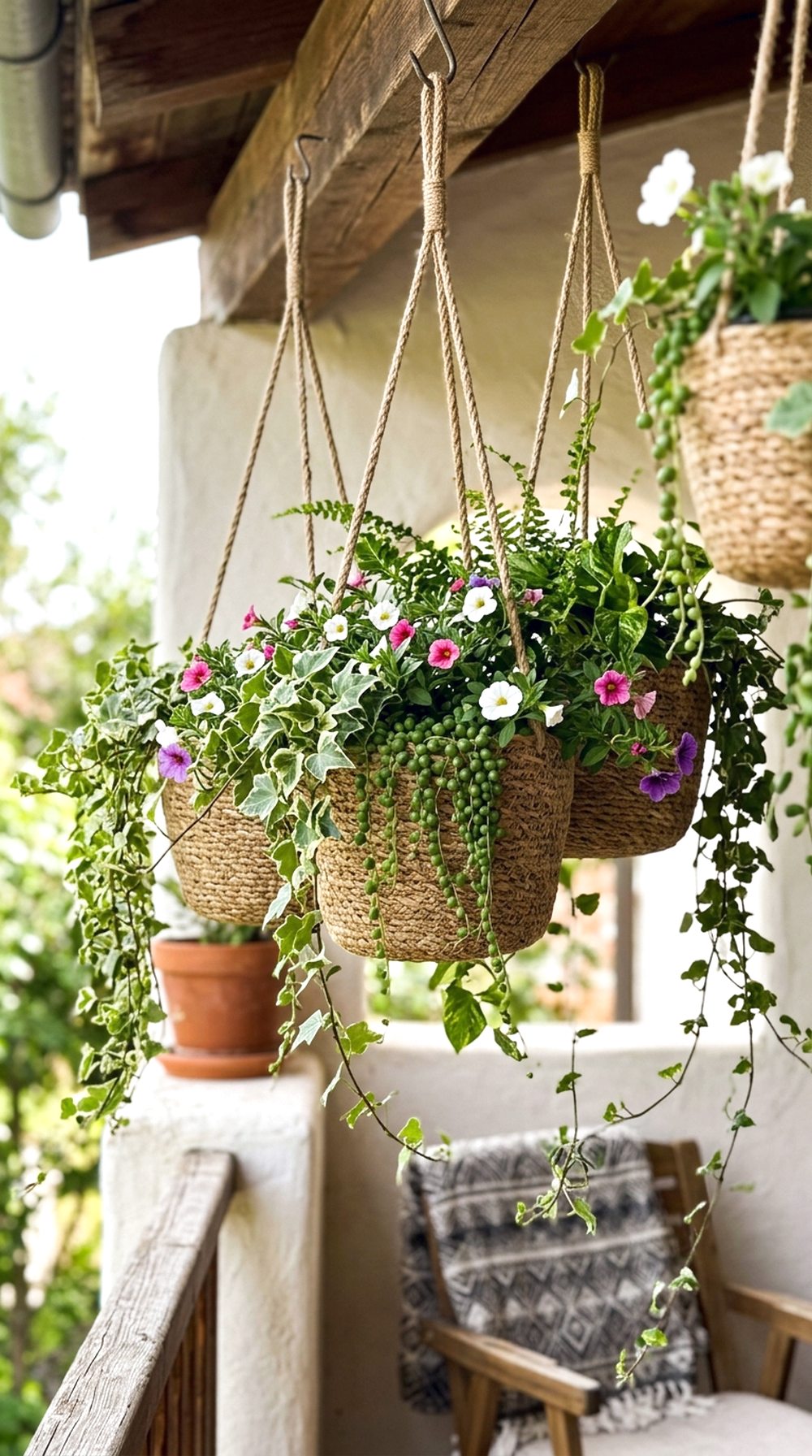Hanging Basket Plant Corner