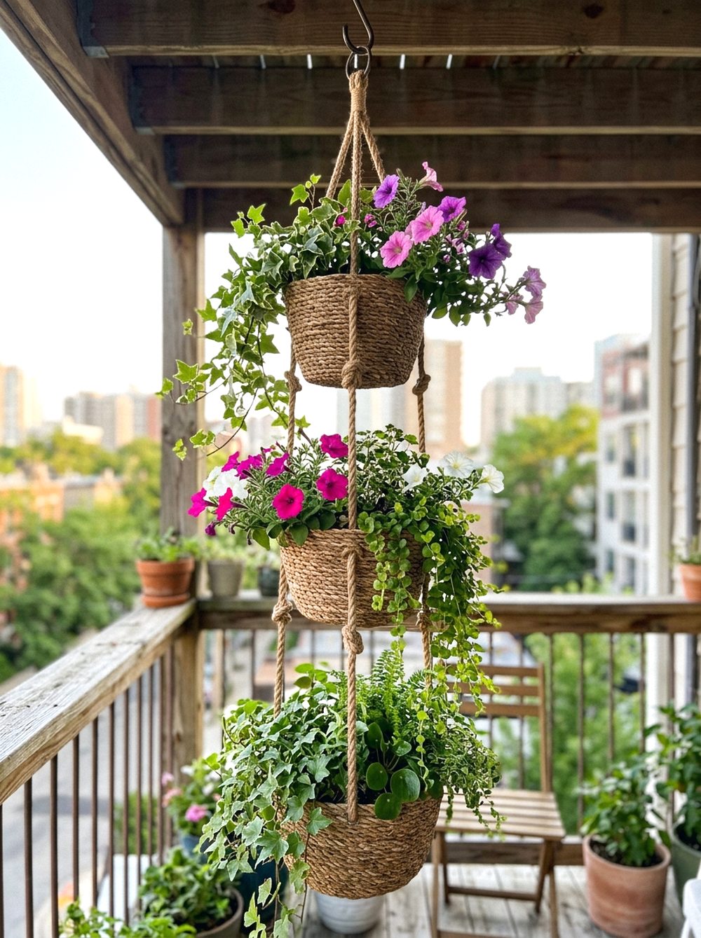 Hanging Basket Plant Tower