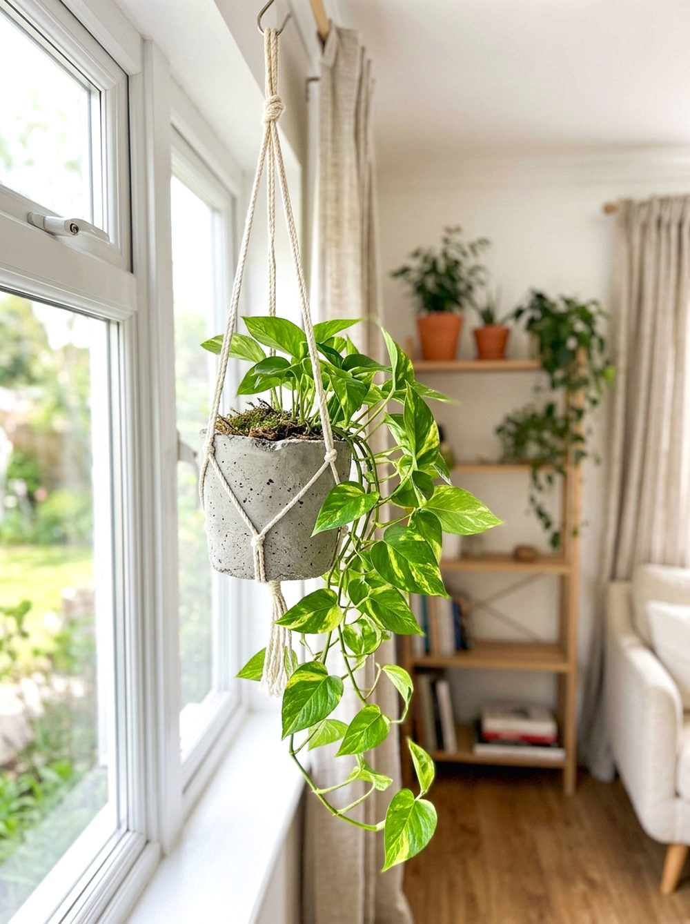 Hanging Concrete Planter