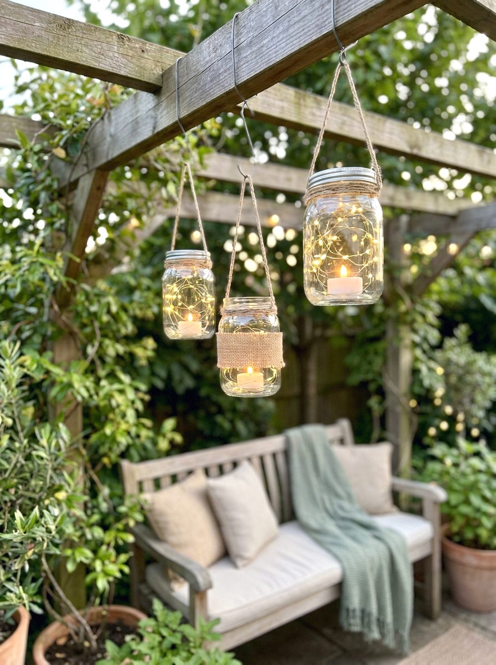 Hanging Jar Lanterns