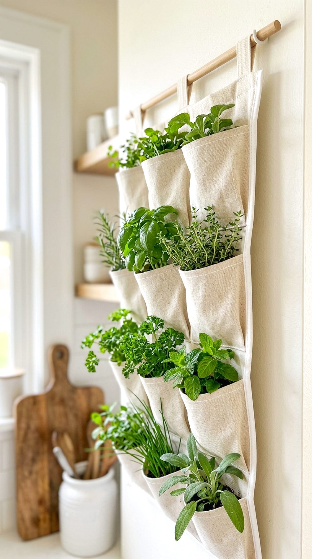 Hanging Pocket Fabric Garden