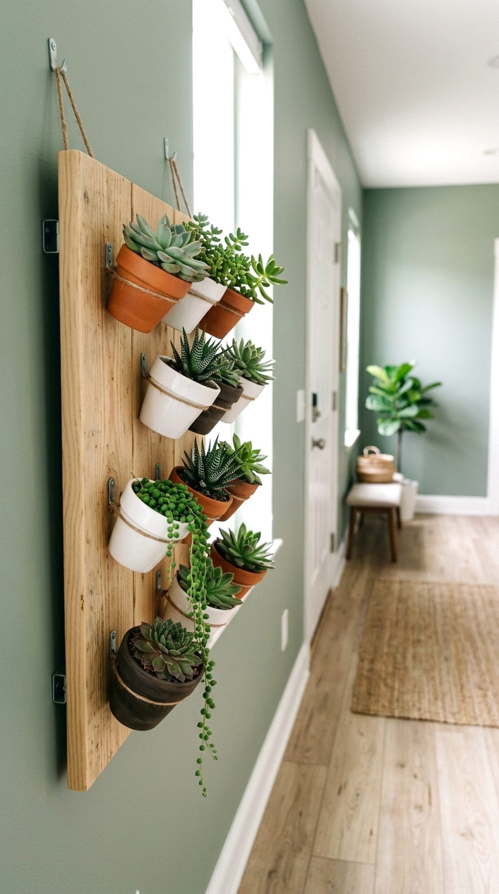 Hanging Succulent Wall Garden