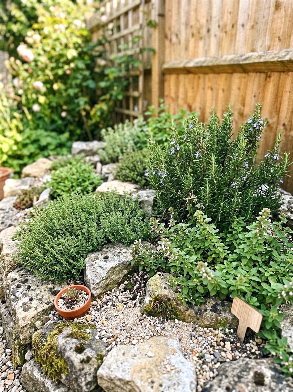 Herb Rockery Garden