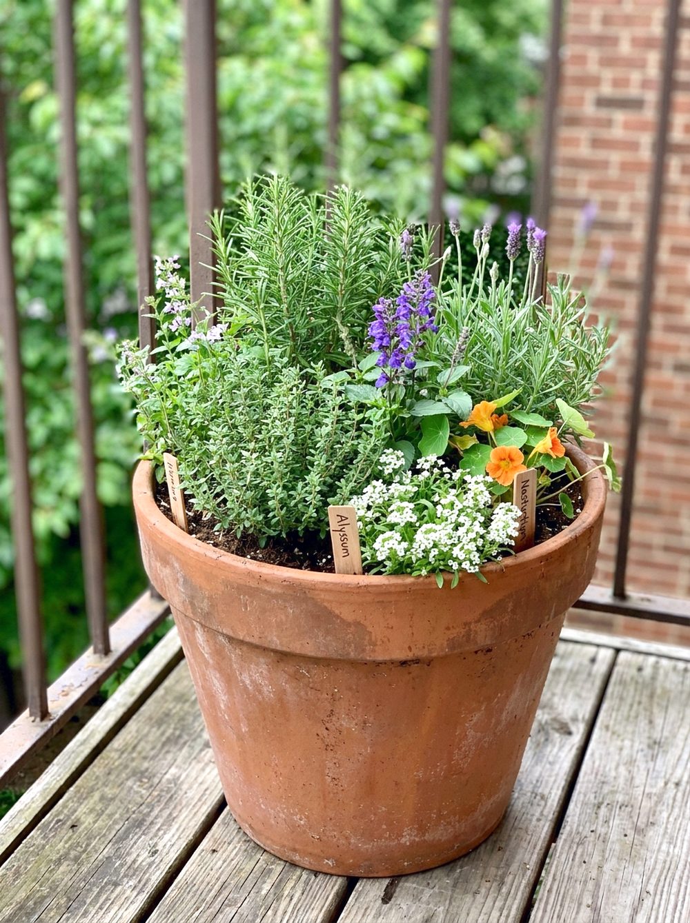 Herb and Flower Pollinator Pot