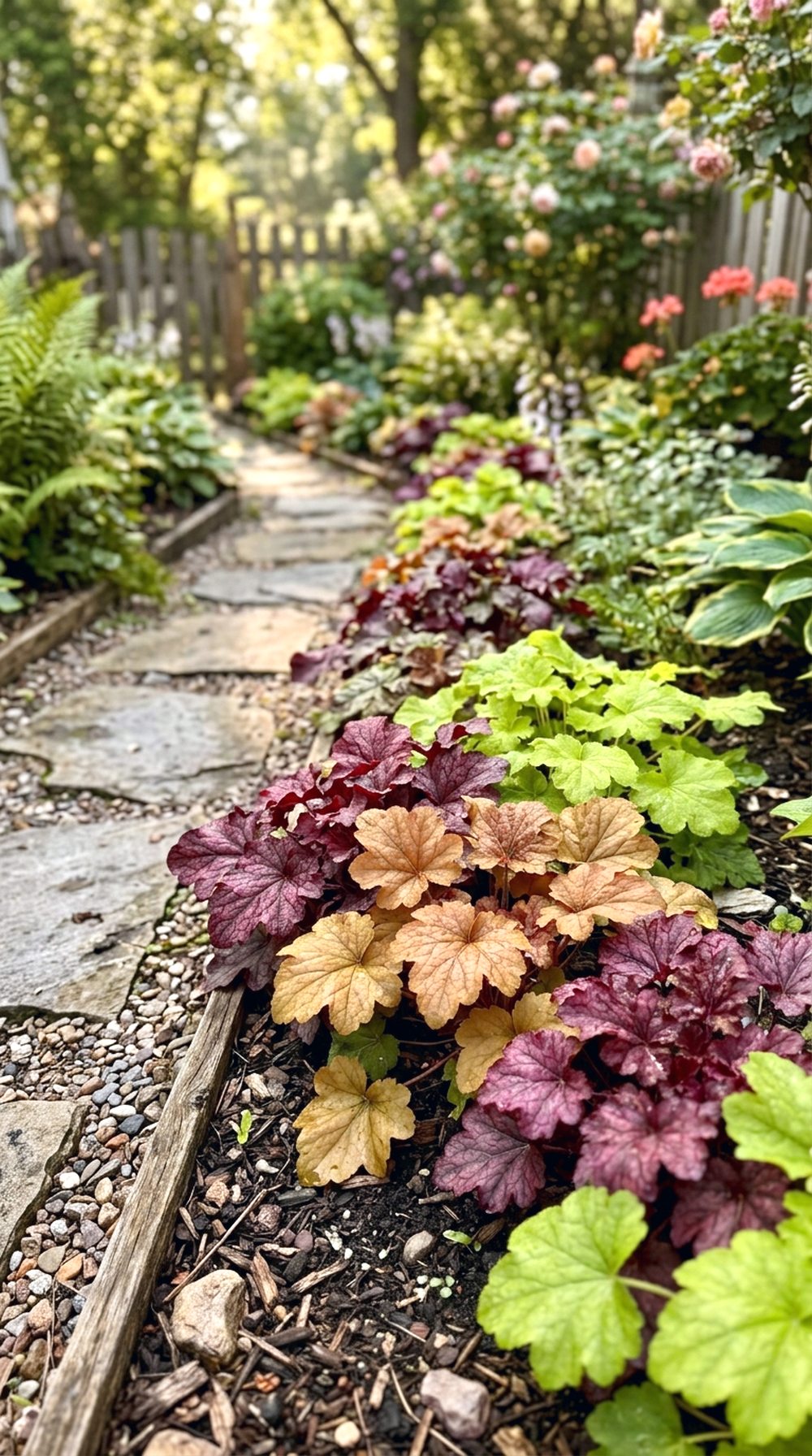 Heuchera Border Path