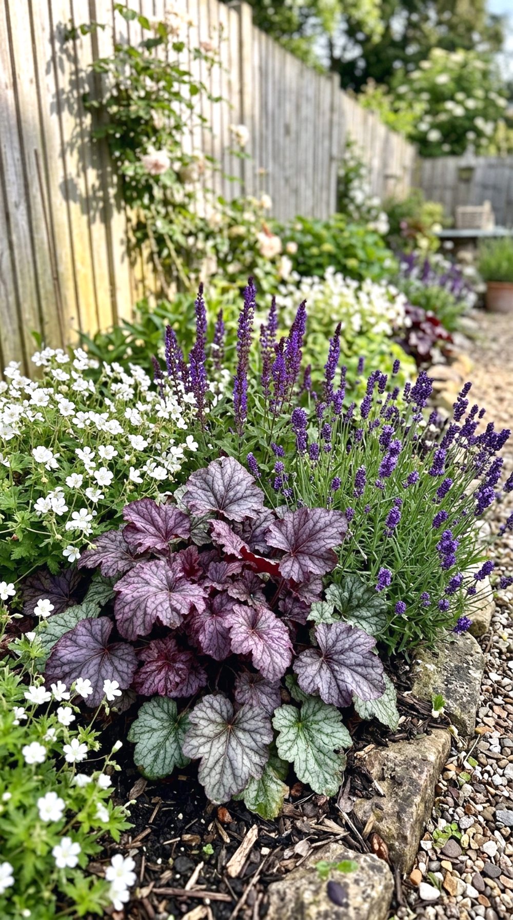 Heuchera Mixed Flower Bed