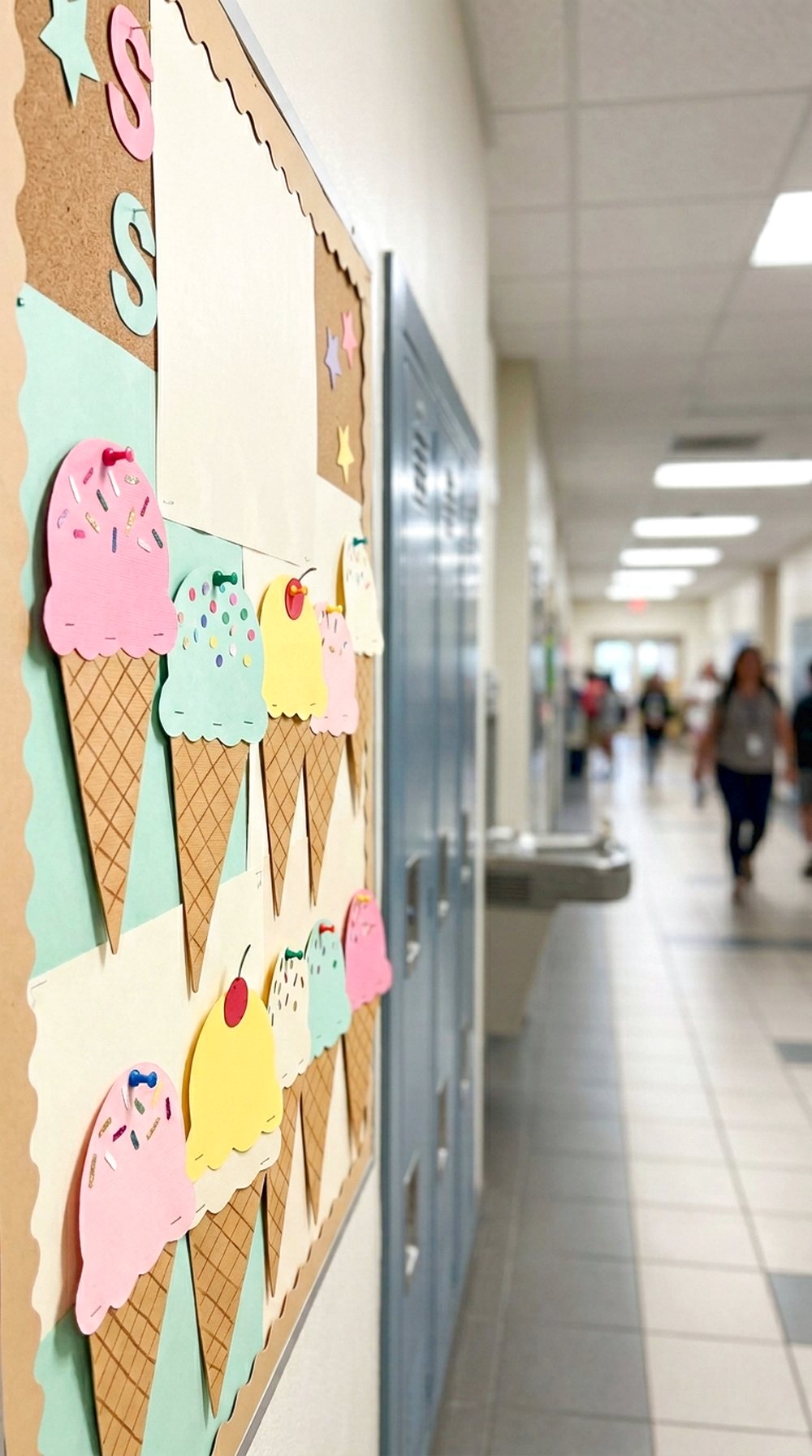 Ice Cream Cone Bulletin Board