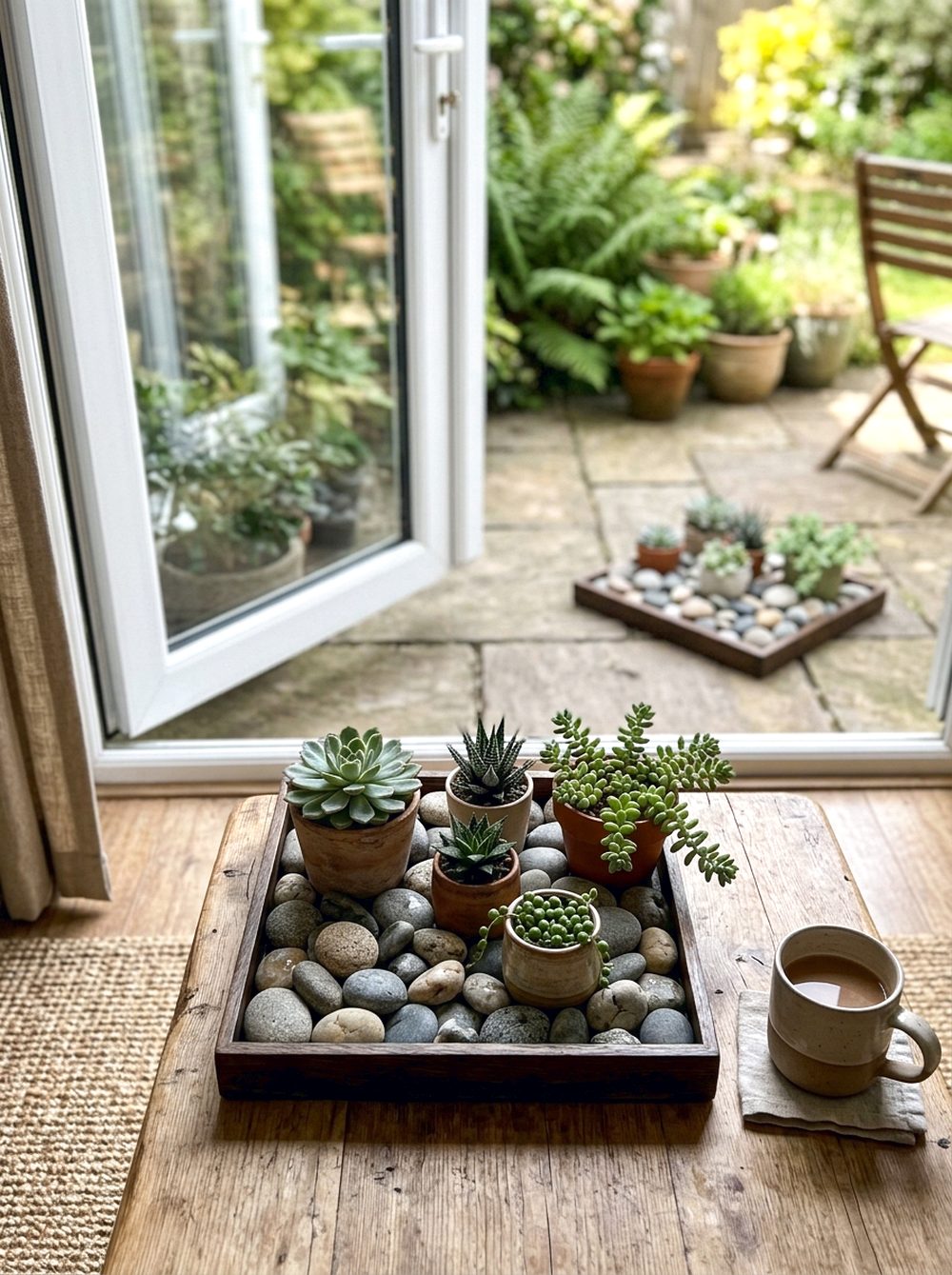 Indoor Outdoor Pebble Tray