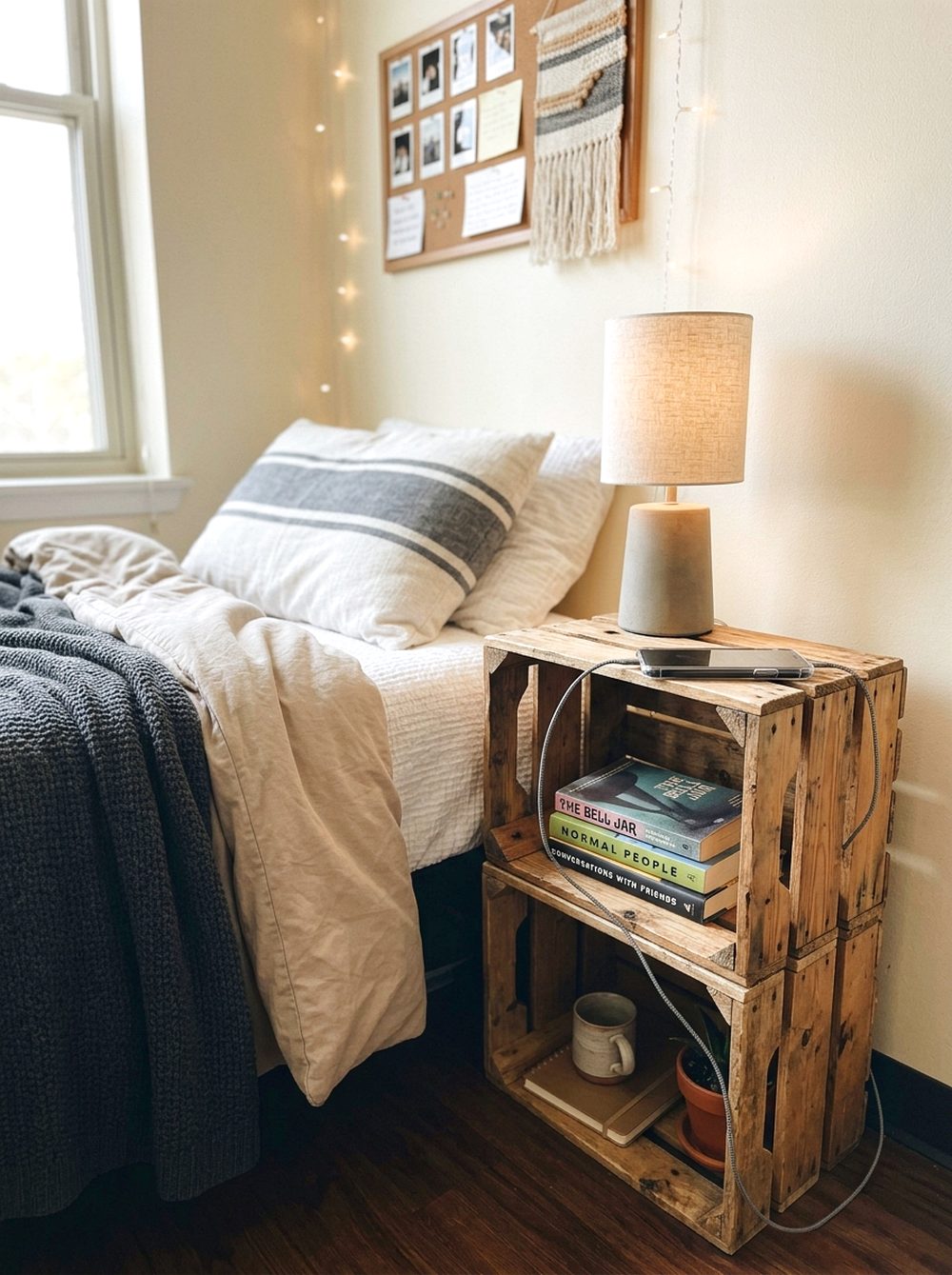 Industrial Crate Nightstand