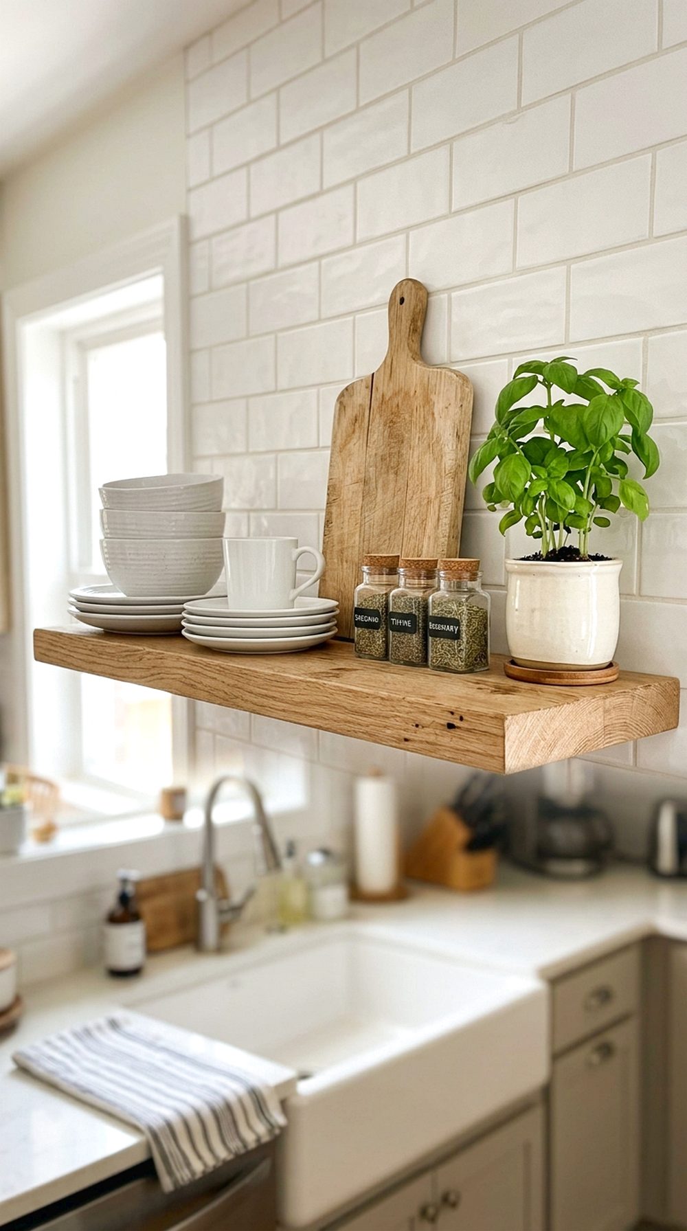 Kitchen Open Shelf Styling