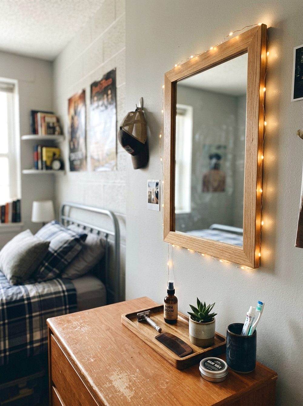 LED Mirror Corner