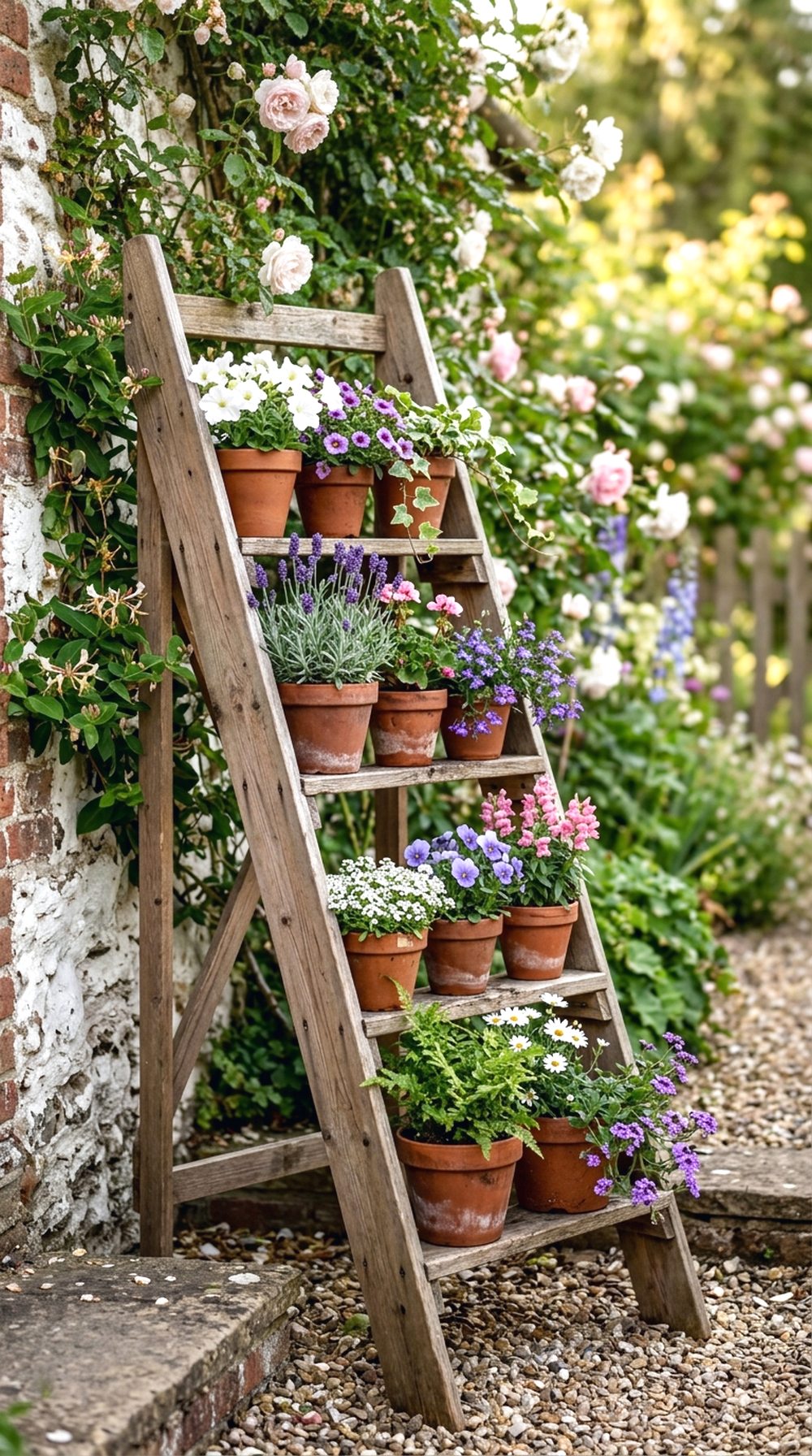 Ladder Flower Pot Stand