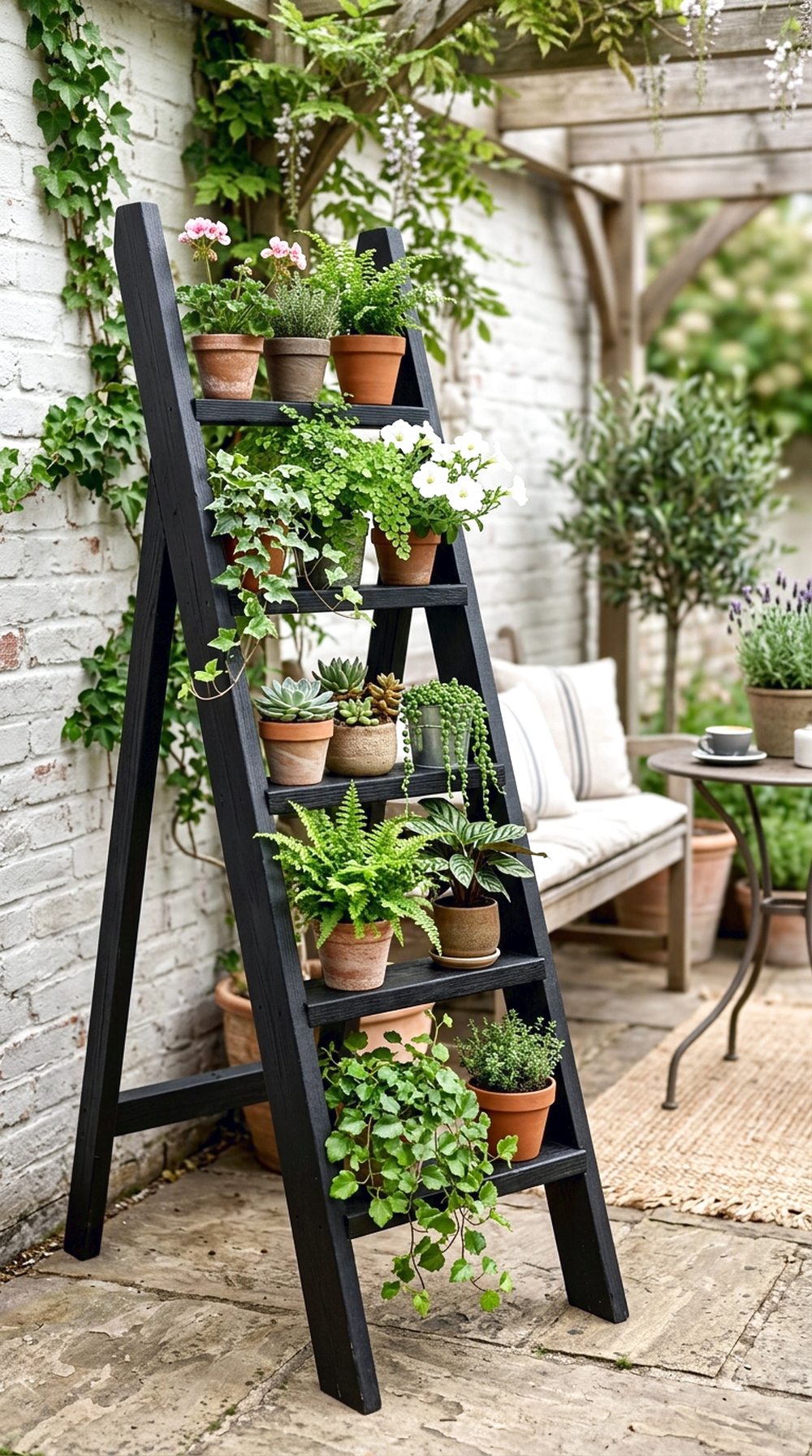 Ladder Plant Display