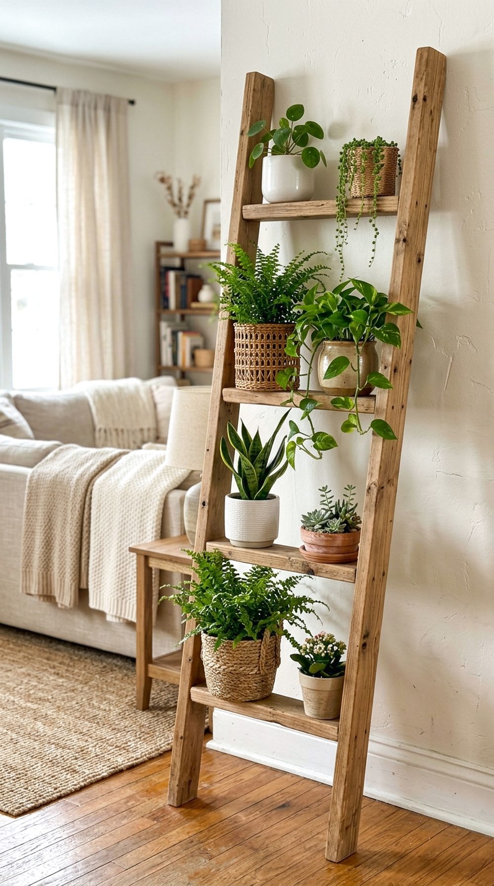 Ladder Plant Display