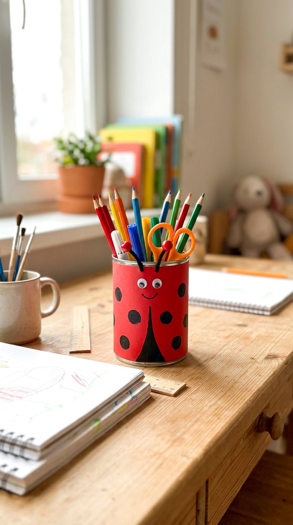 Ladybug Pencil Holder