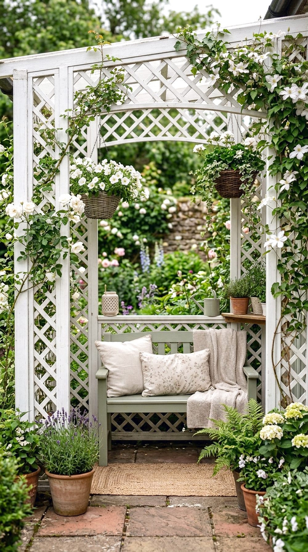 Lattice Panel Patio Enclosure