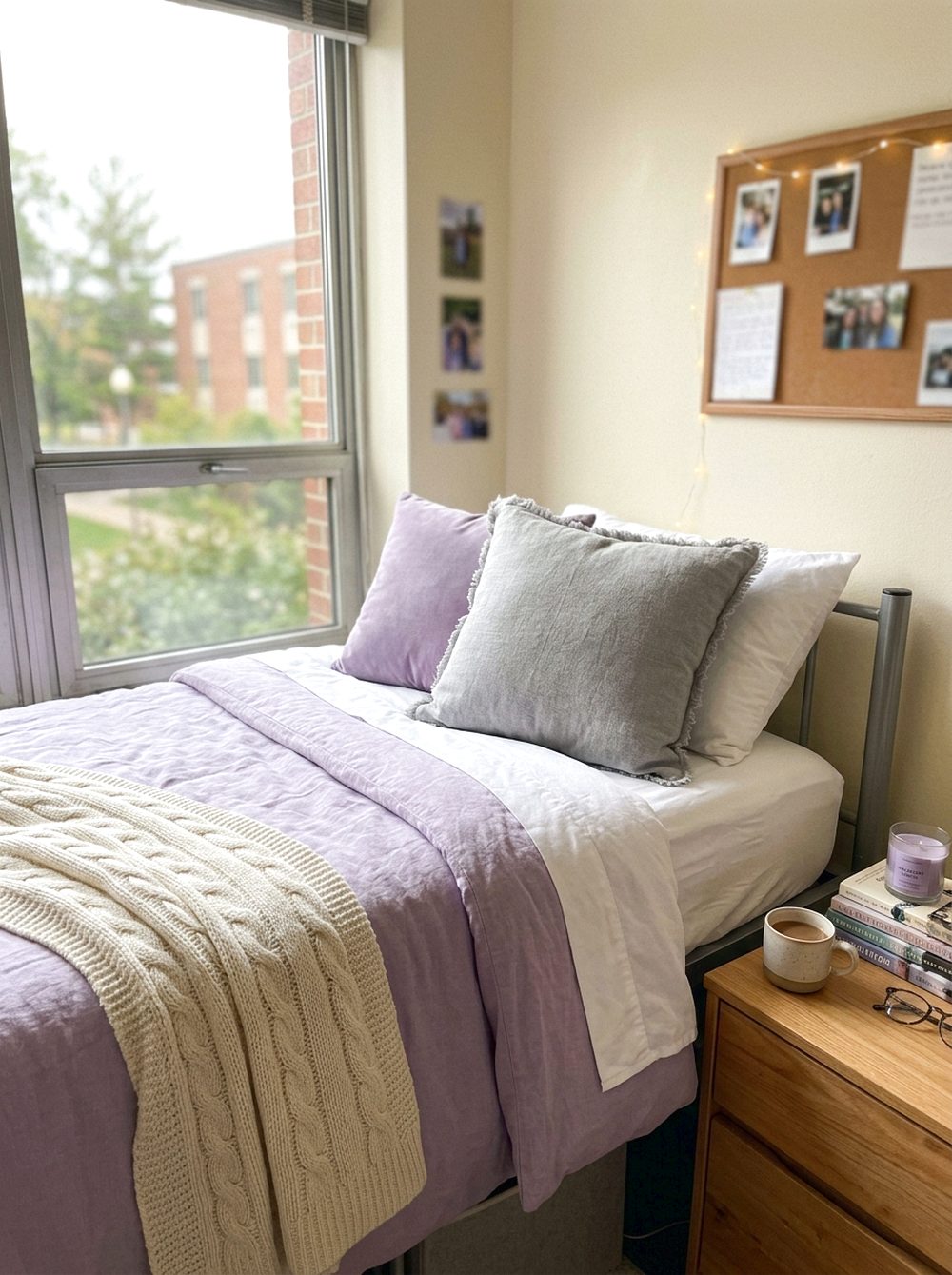 Lavender Dorm Bedding