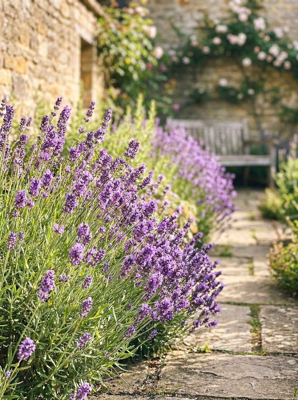 Lavender Path Border