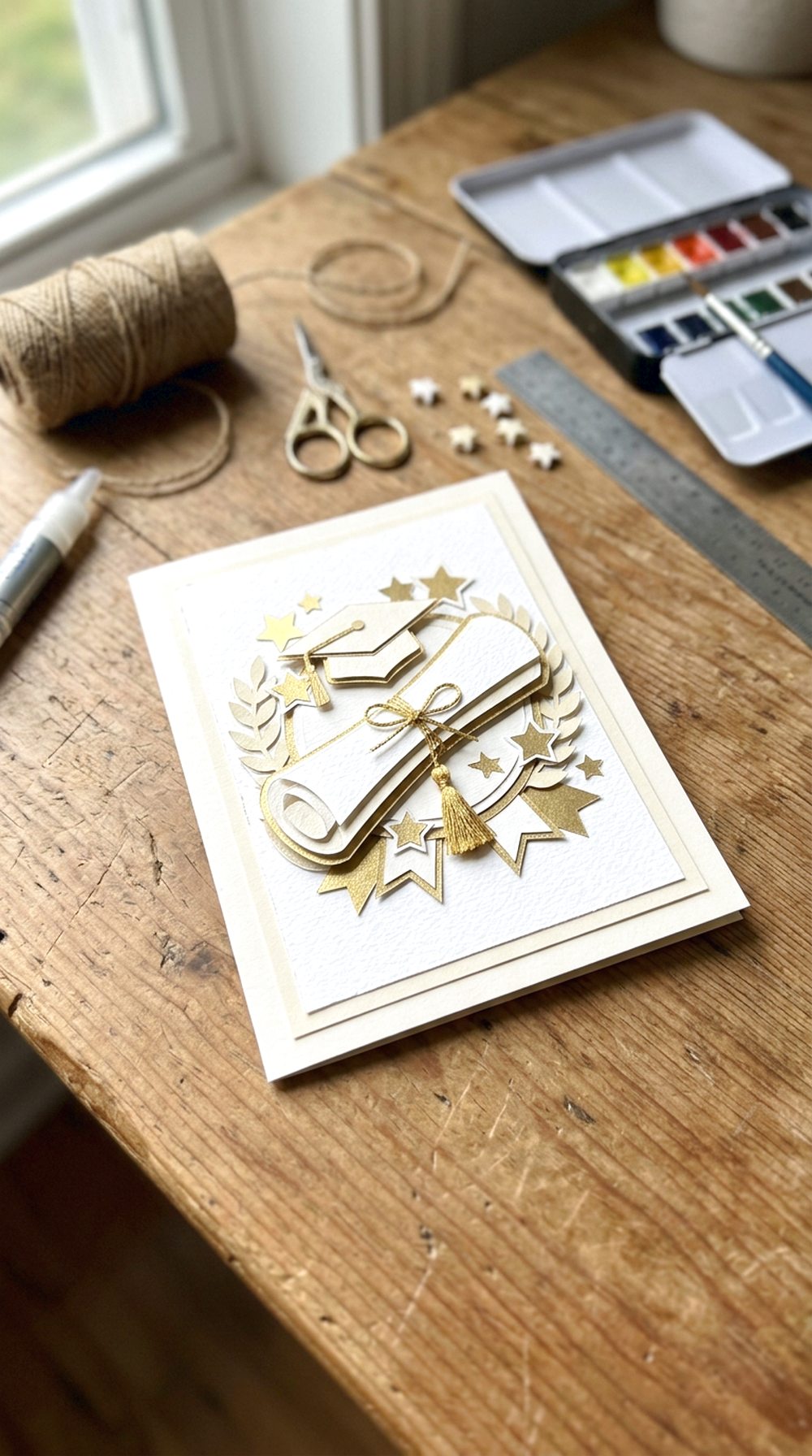 Layered Paper Cut Card