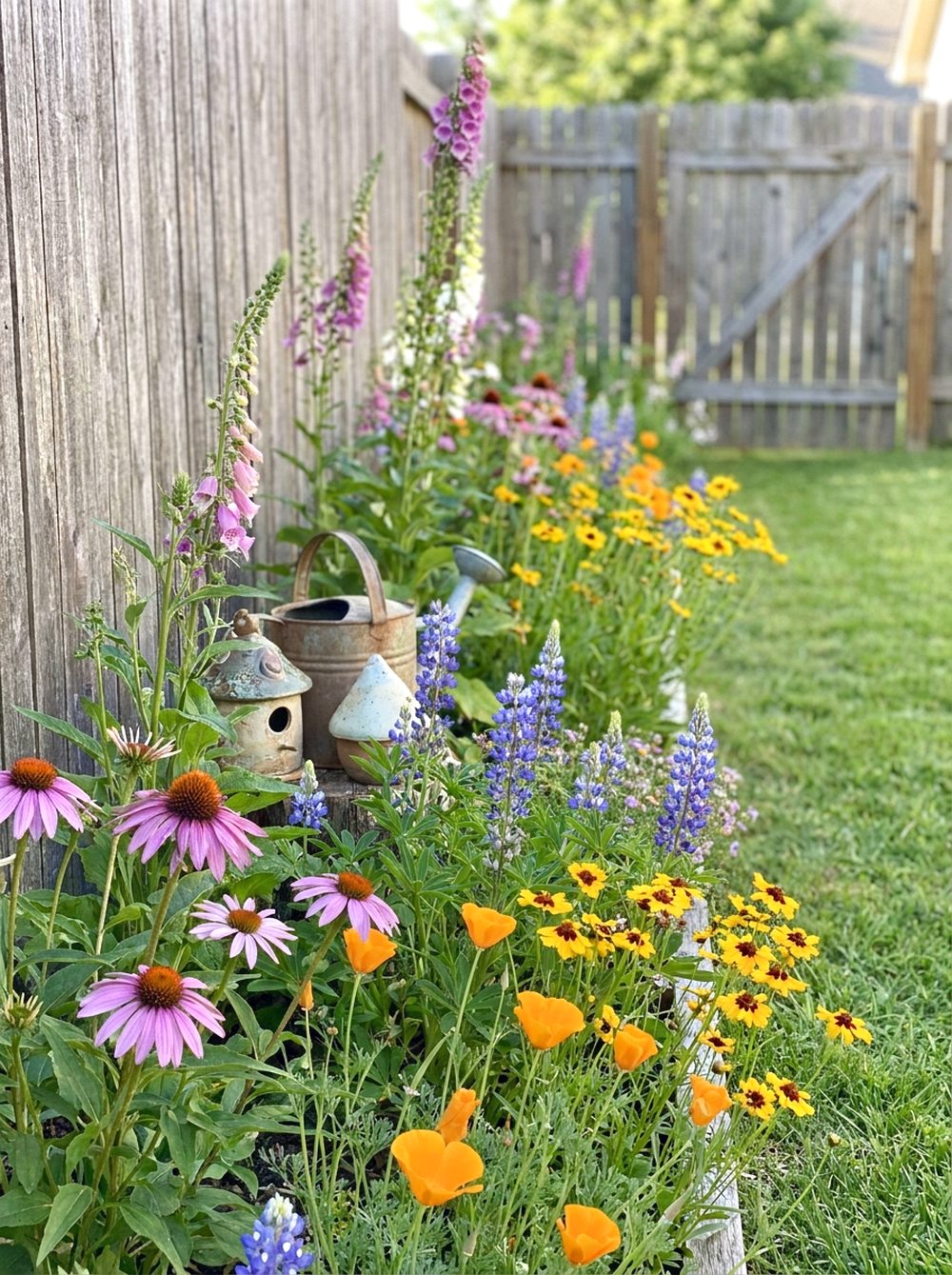 Layered Wildflower Border
