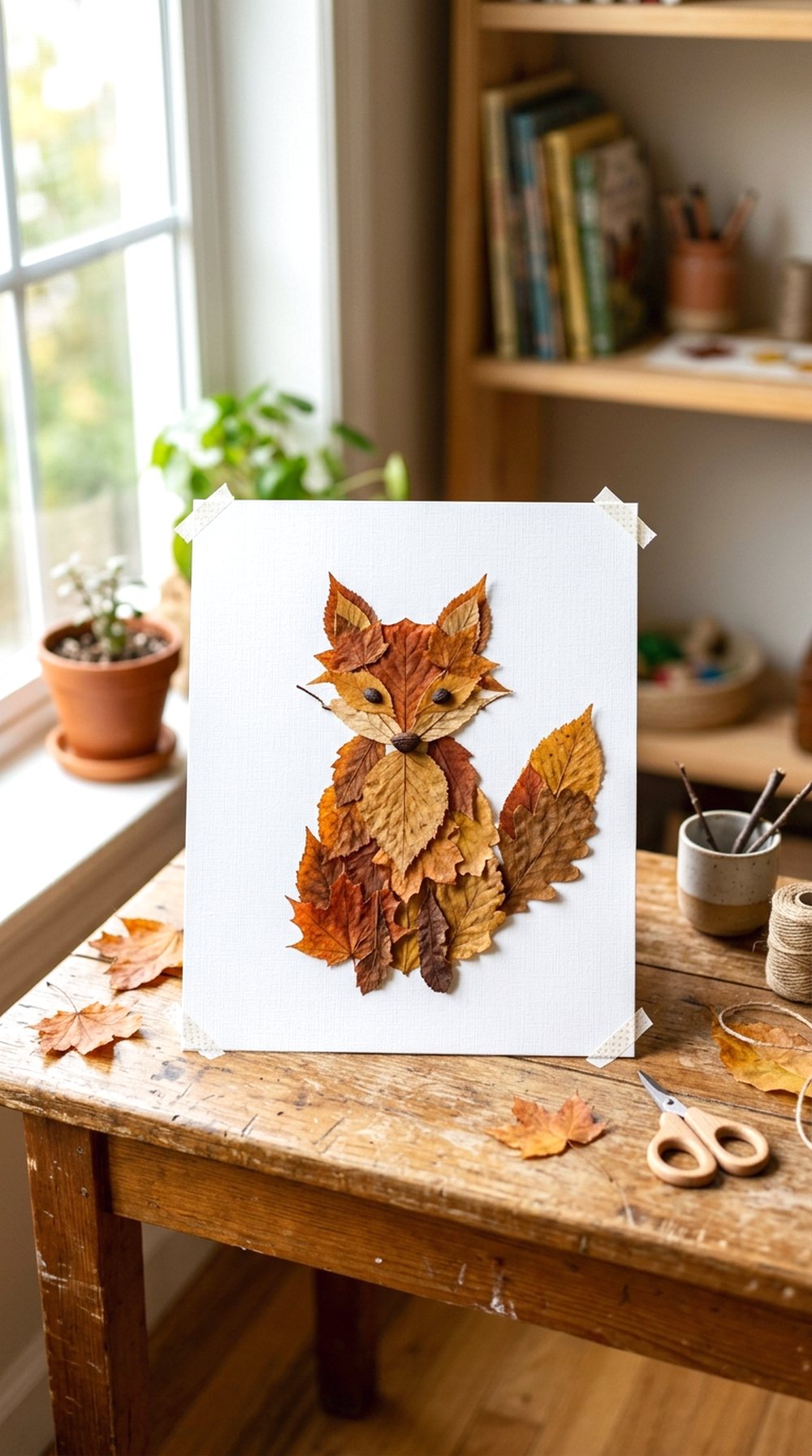 Leaf Animal Art